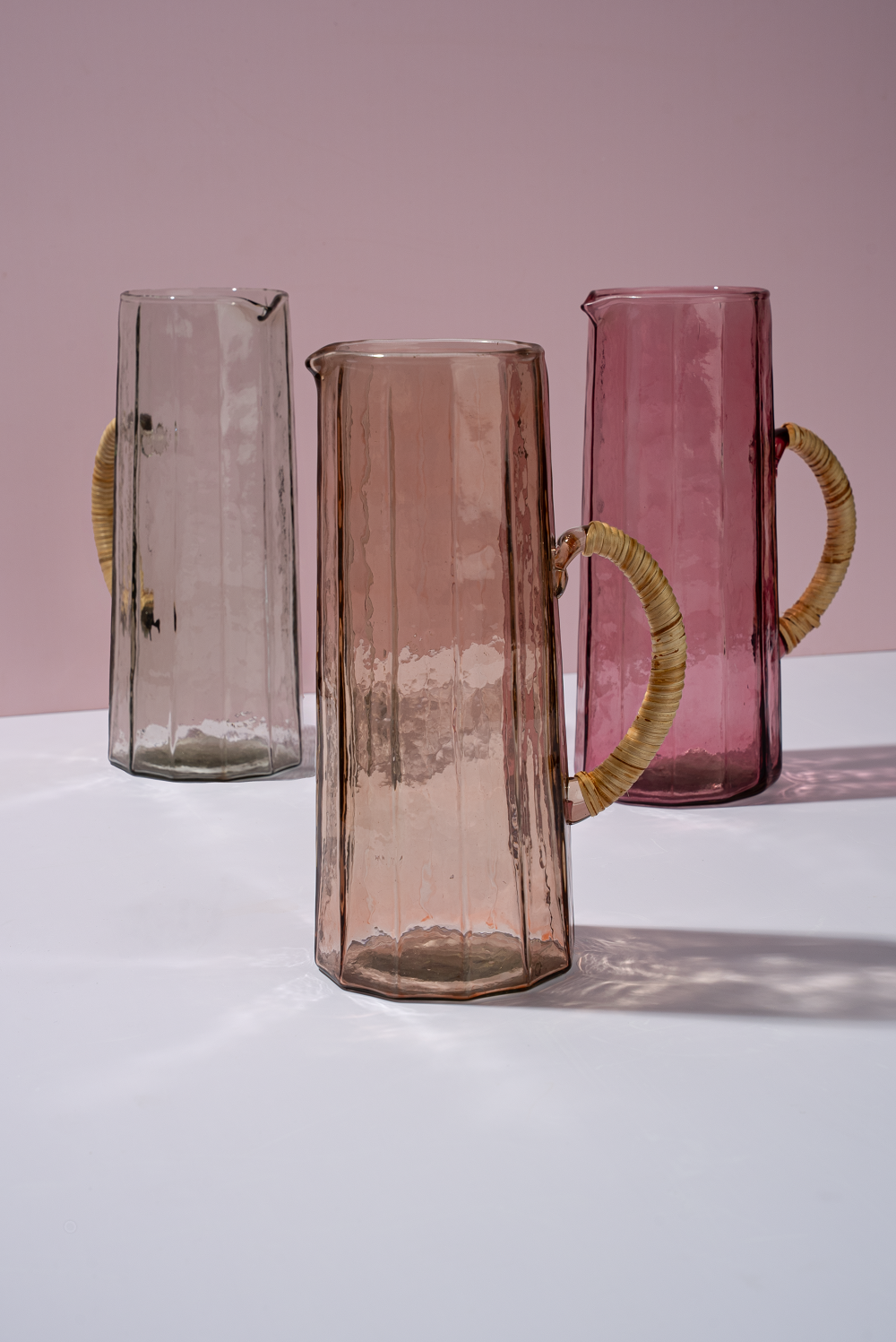 Brown Hammered Water Pitcher - Salt & Creek