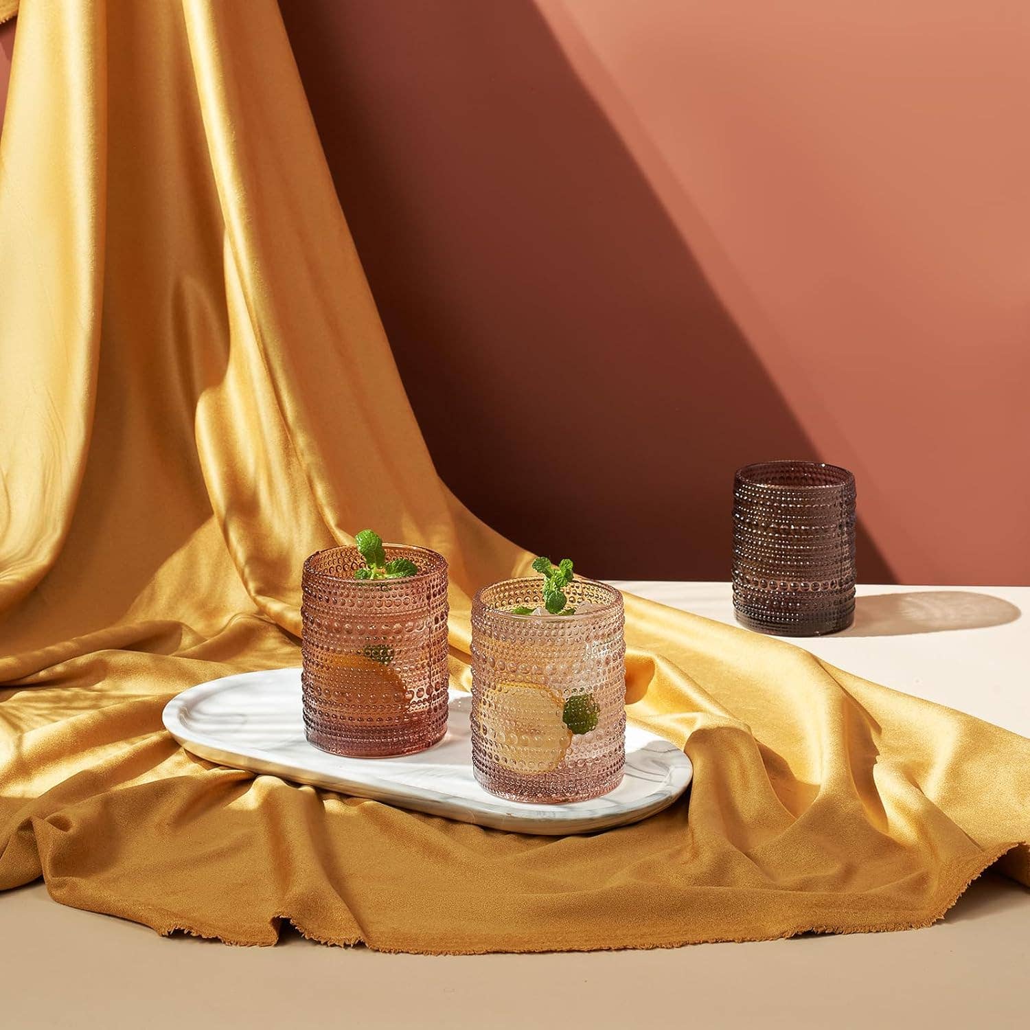 Venus Hobnail Drinking Glass - Salt & Creek