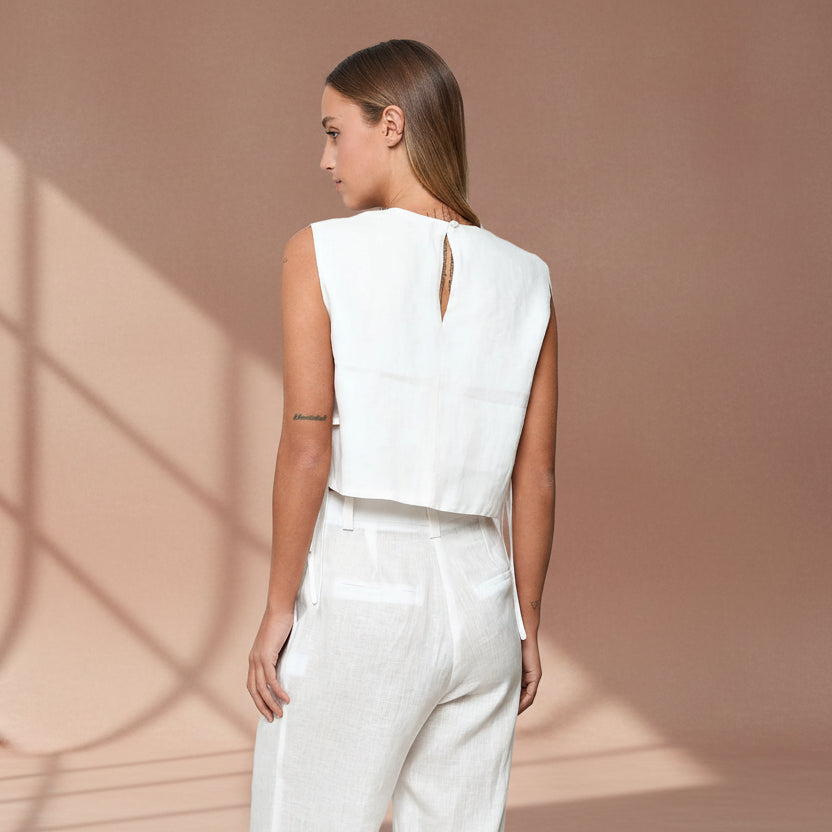 Niobe Linen Blouse - Salt & Creek