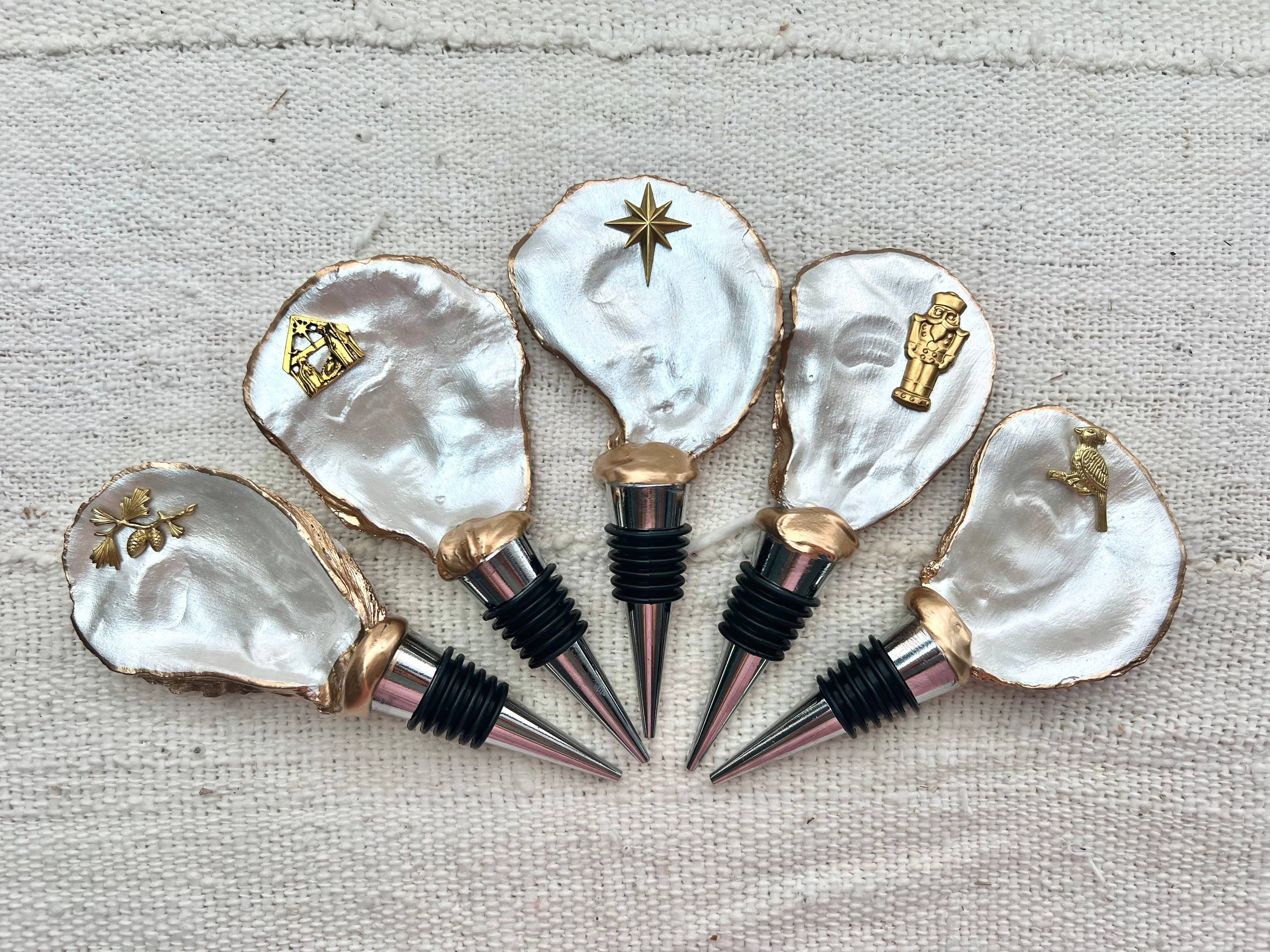 Christmas Pearl Wine Stopper