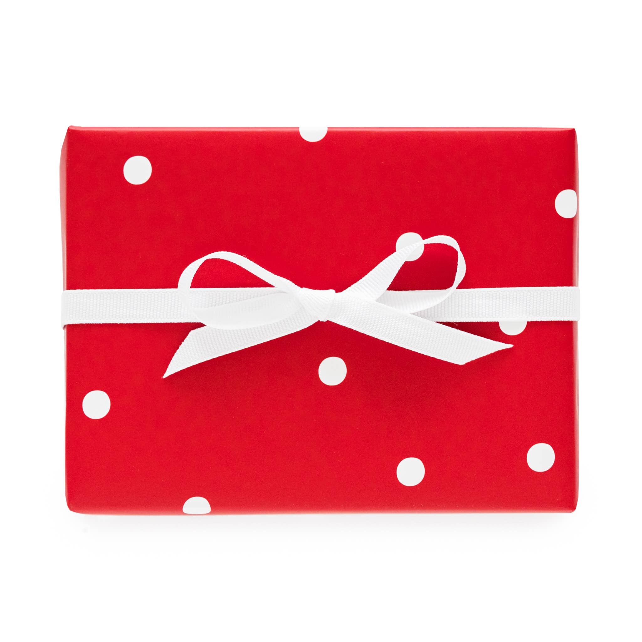 Holiday Gift Wrap Rolls, Red Scatter Dot by Sugar Paper