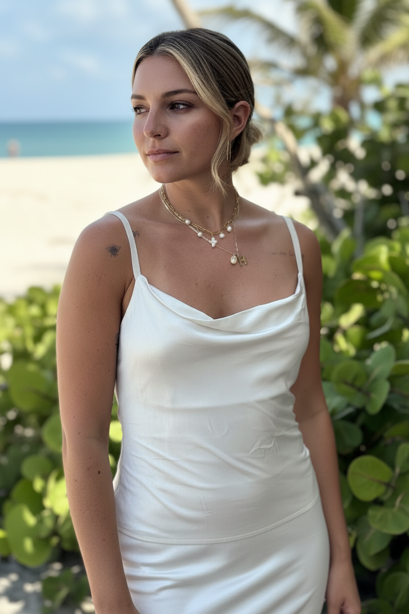 Adjustable Cowl Neck Tank - Salt & Creek
