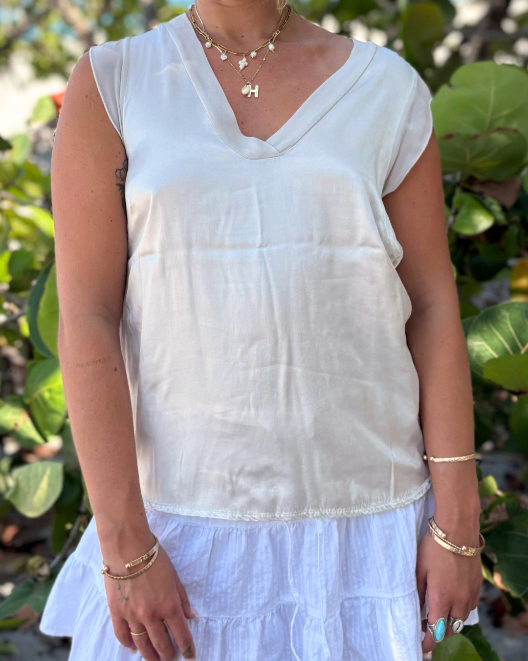Anabelle V-Neck Top