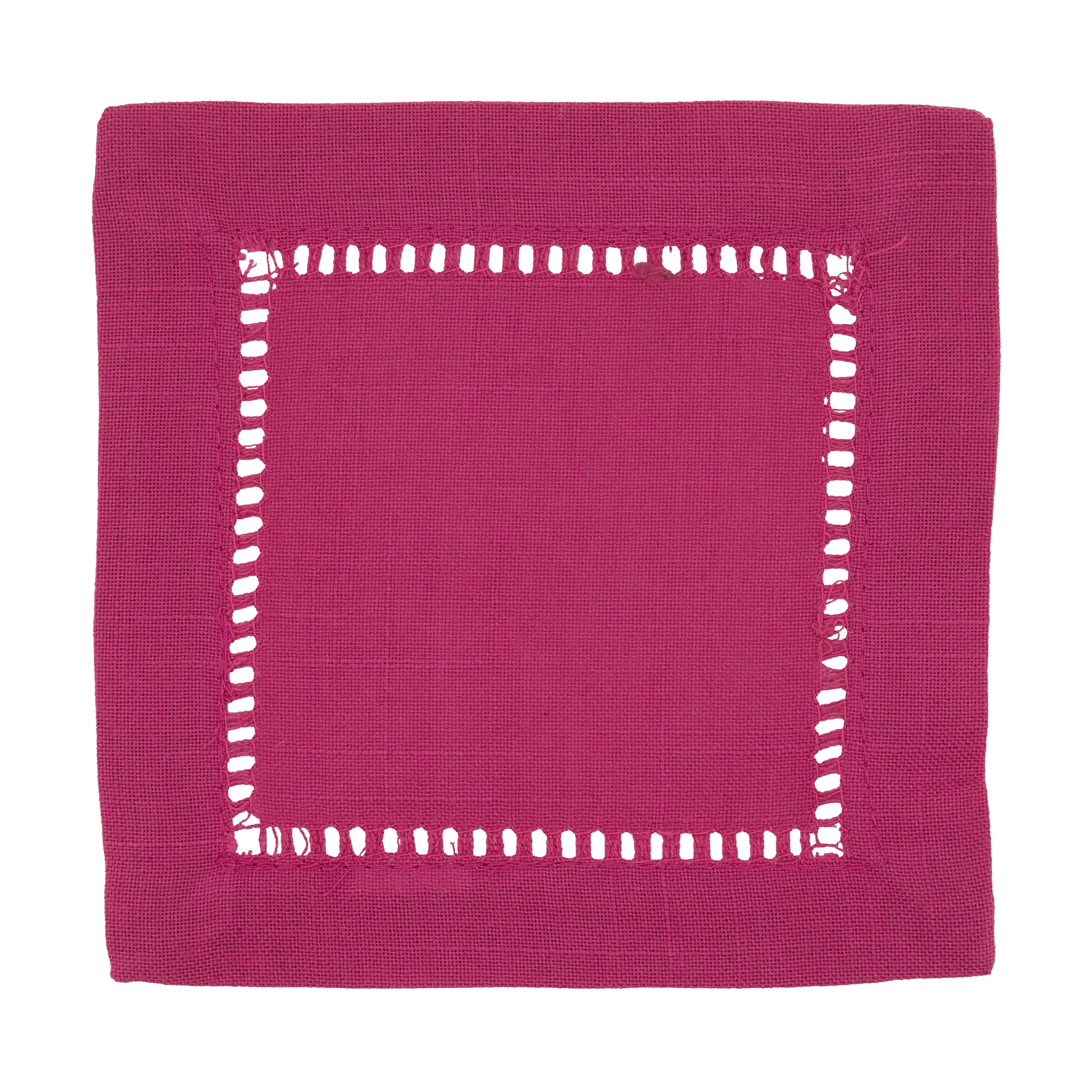 Cocktail Napkin With Hemstitch Border