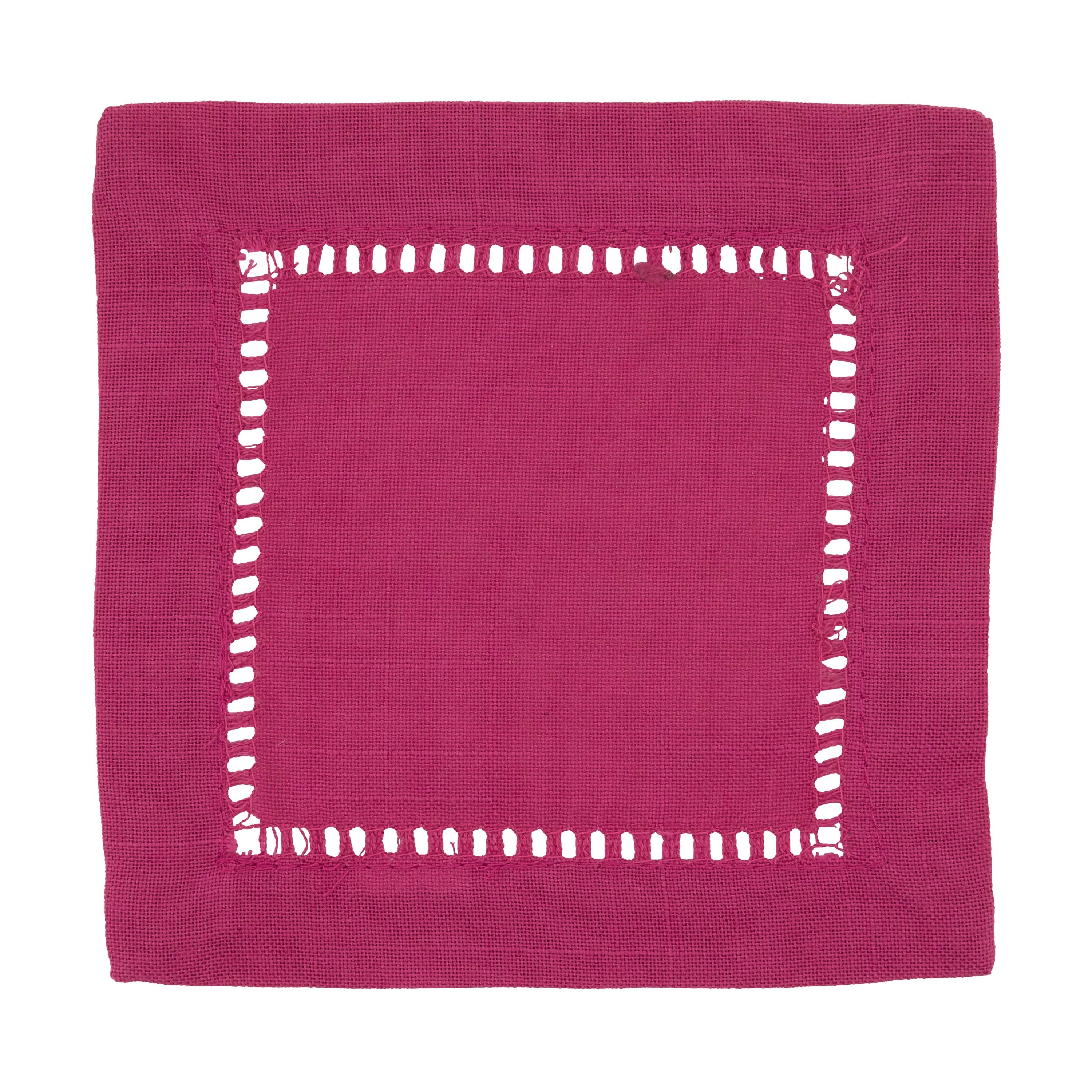 Cocktail Napkin With Hemstitch Border - Salt & Creek