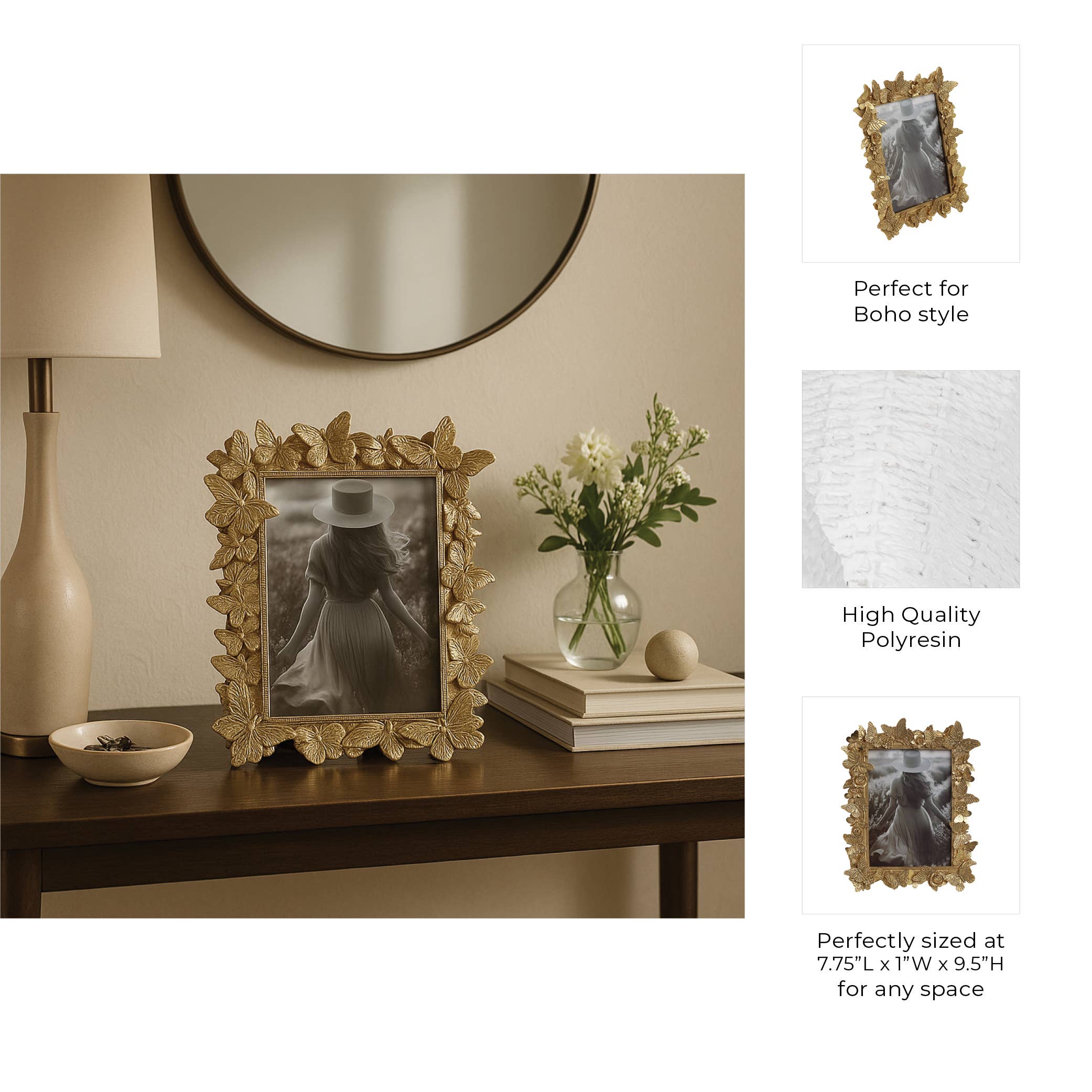 Butterfly in Bloom Frame