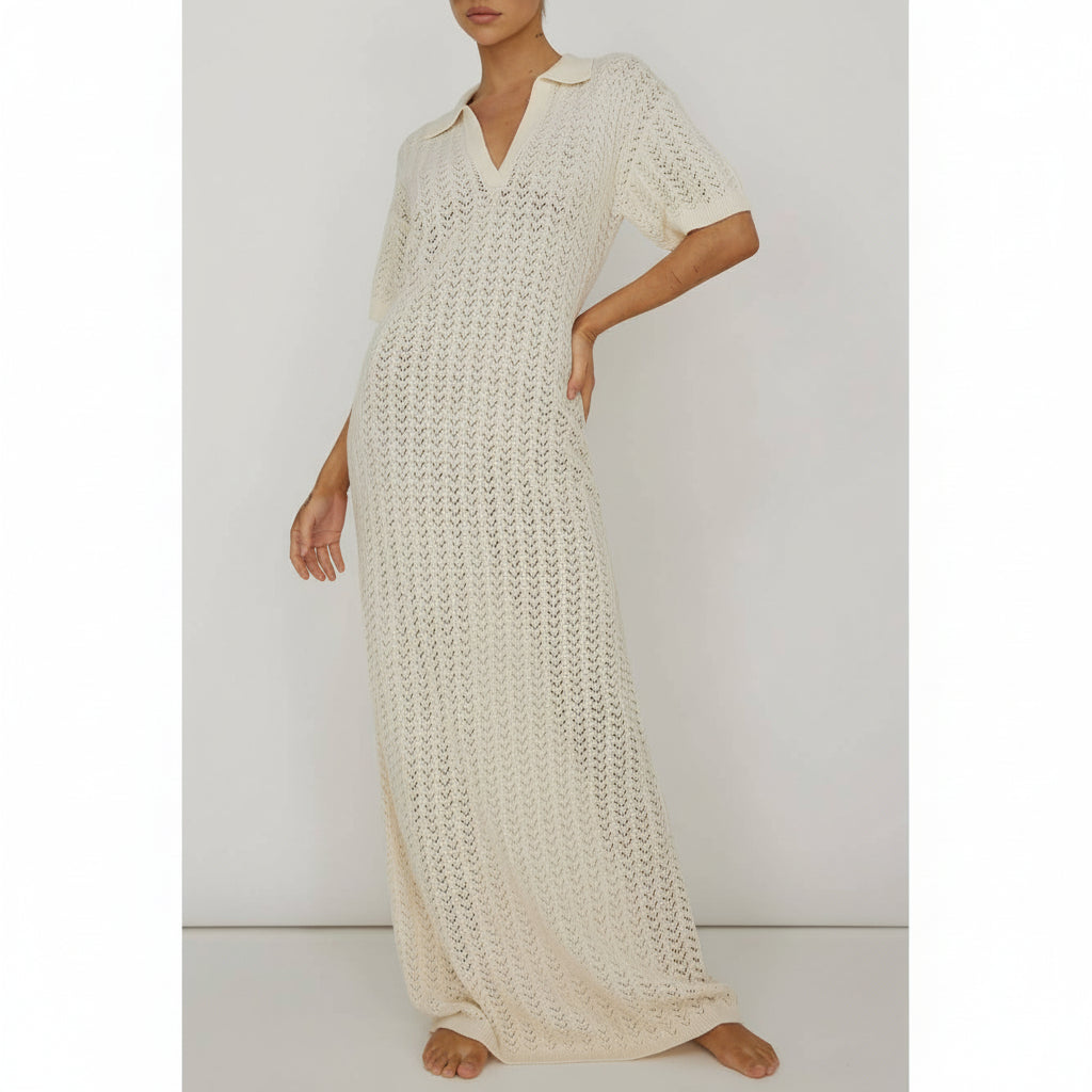 The Lattice Maxi Knit Dress - Salt & Creek