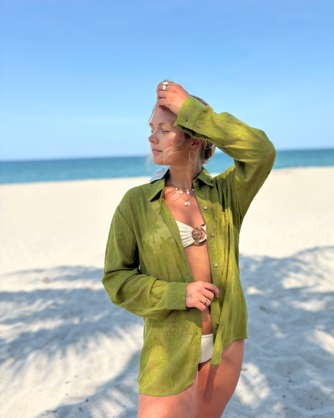 Moss Palm Tree Shirt - Salt & Creek