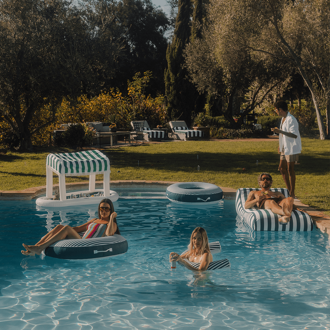 Green Floating Cabana Bar