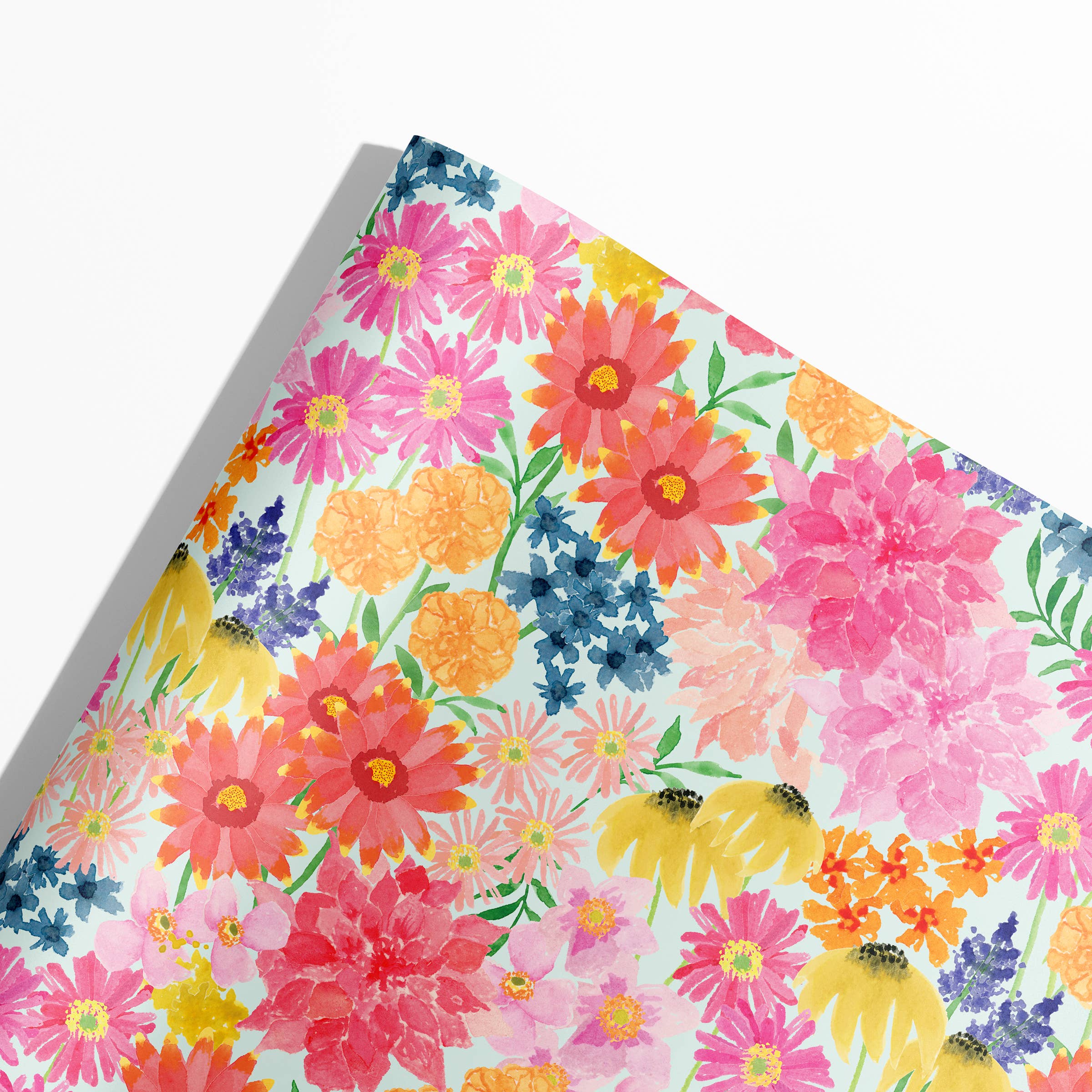Bright Wildflowers Gift Wrap | Bright Floral Wrapping Paper - Salt & Creek