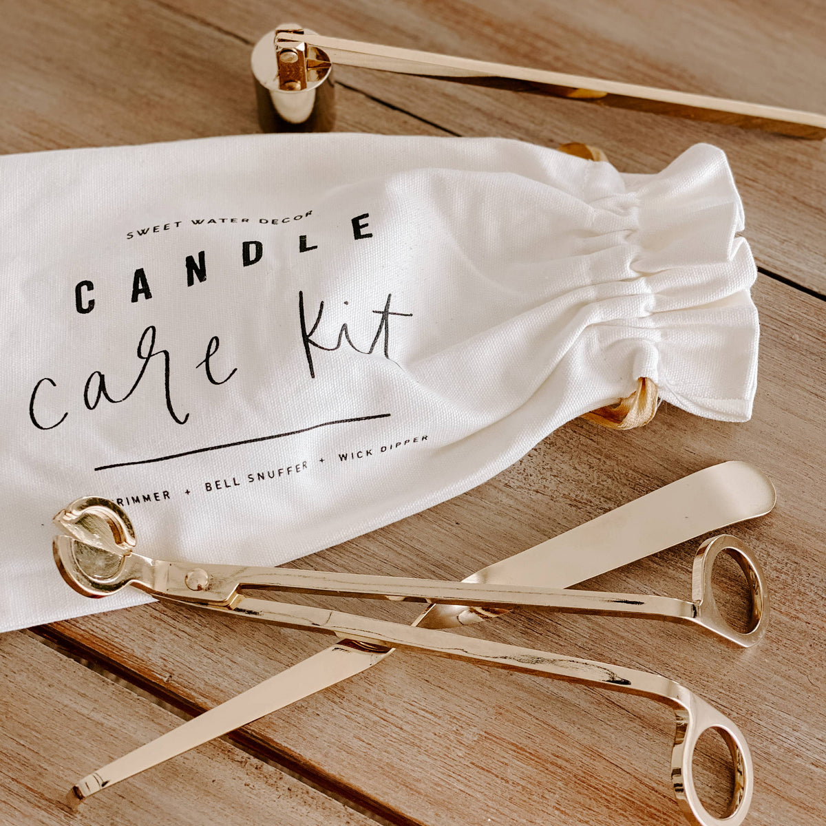 Candle Care Kit- Gold - Salt & Creek