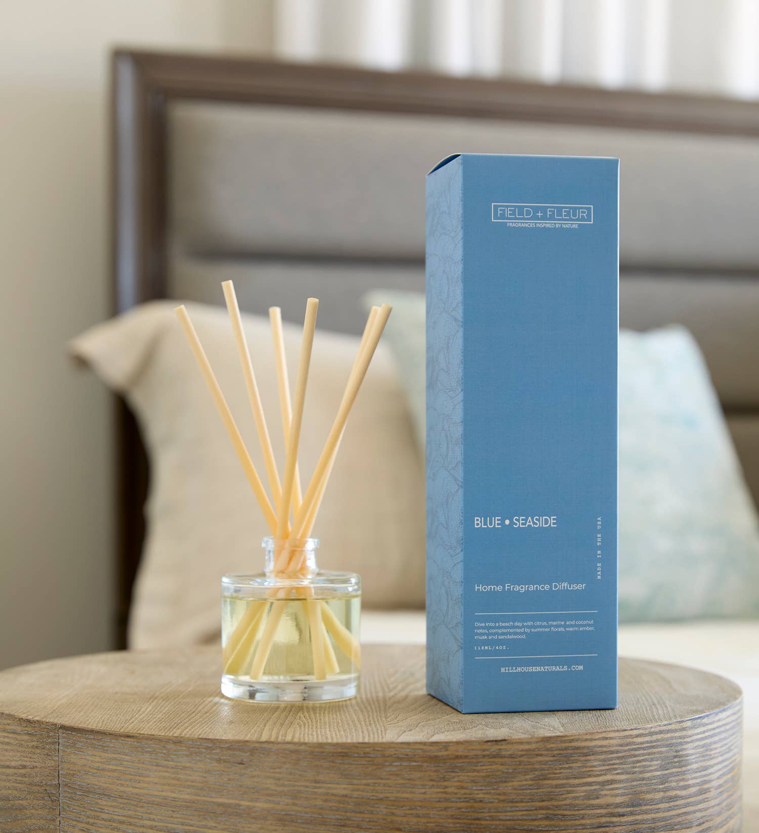Blue Seaside Diffuser Reed 4oz. Ctn.6 - Salt & Creek