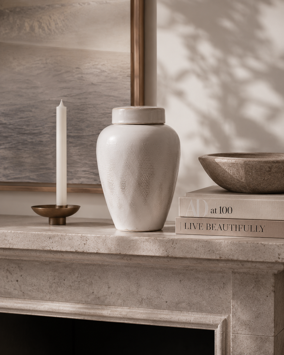 Ginger Jar with Lid