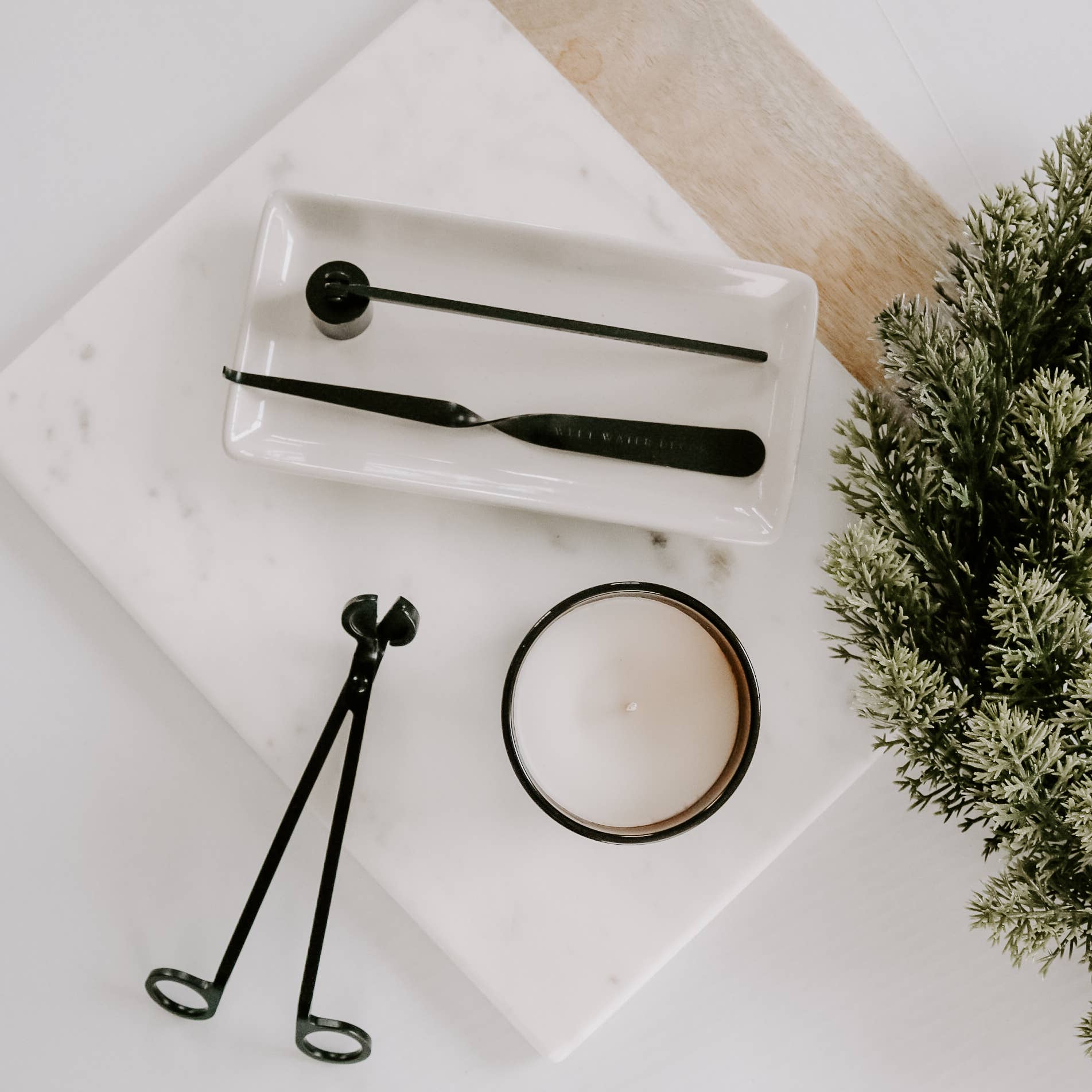 Candle Care Kit- Matte Black