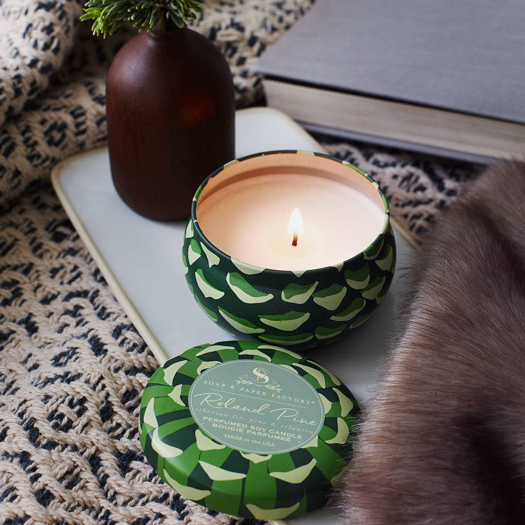 Roland Pine Small Tin Soy Candle - Salt & Creek