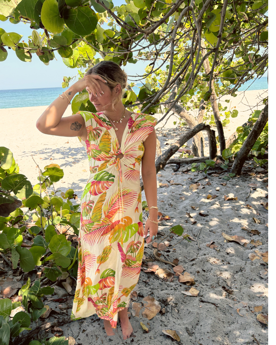 Tropic Printed Maxi Dress