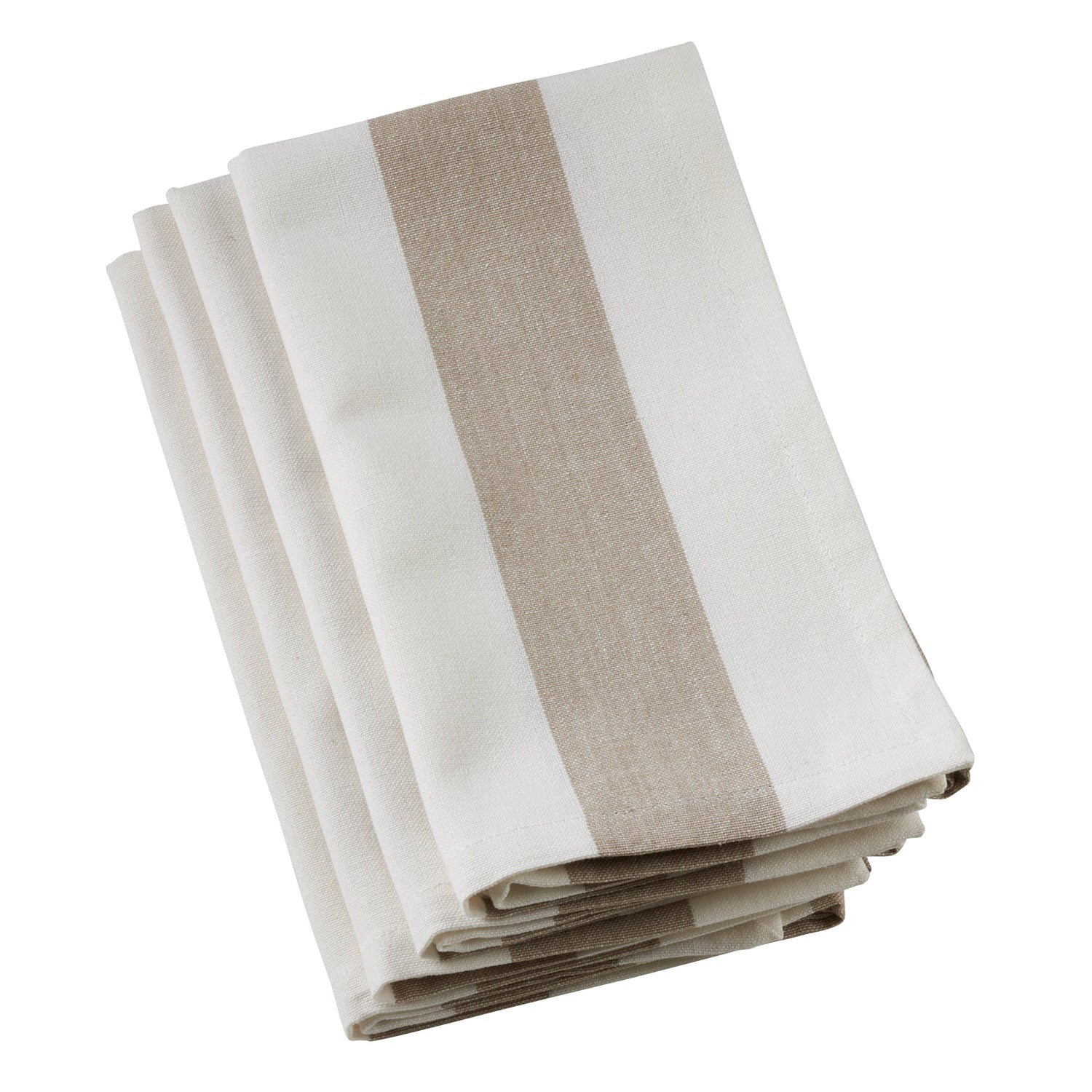Classic Taupe Striped Napkin