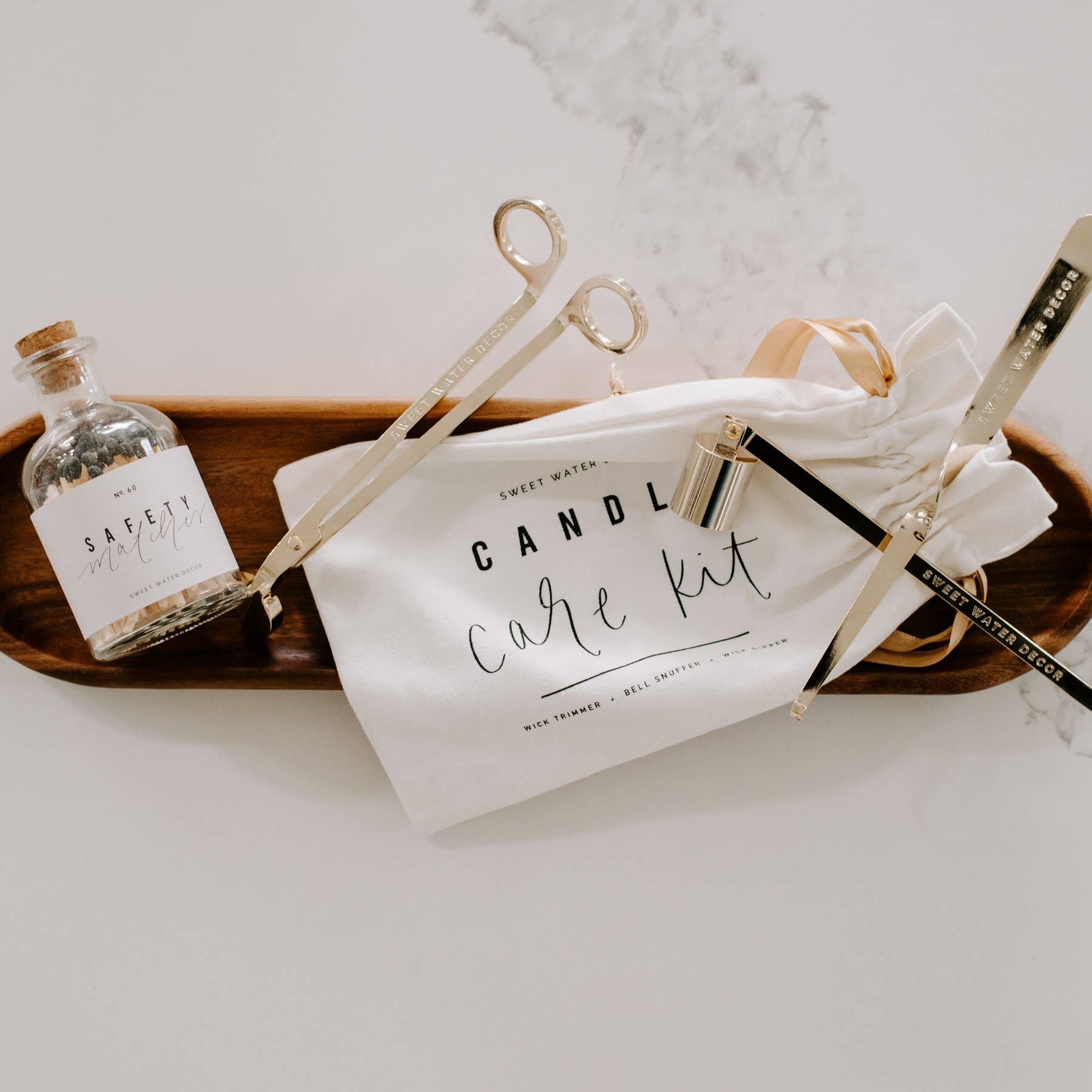 Candle Care Kit- Gold