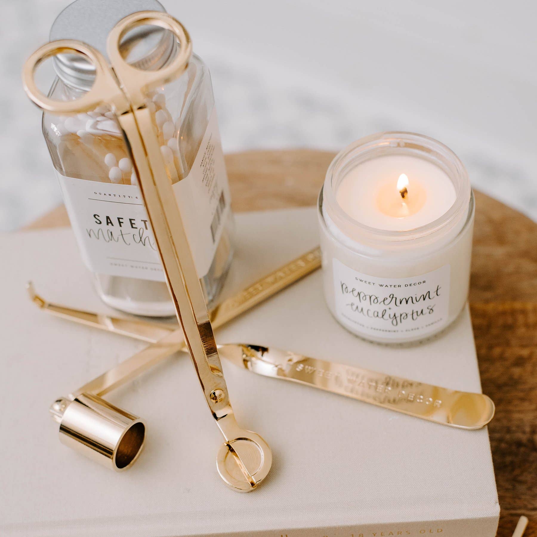 Candle Care Kit- Gold