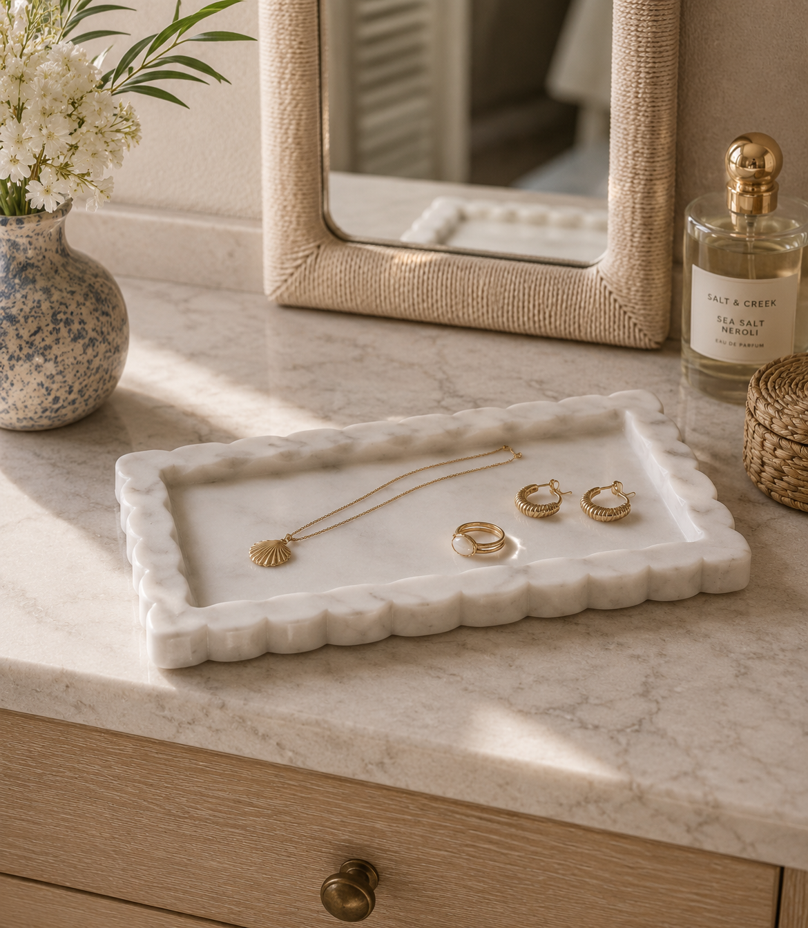 Levi Marble Tray - Salt & Creek
