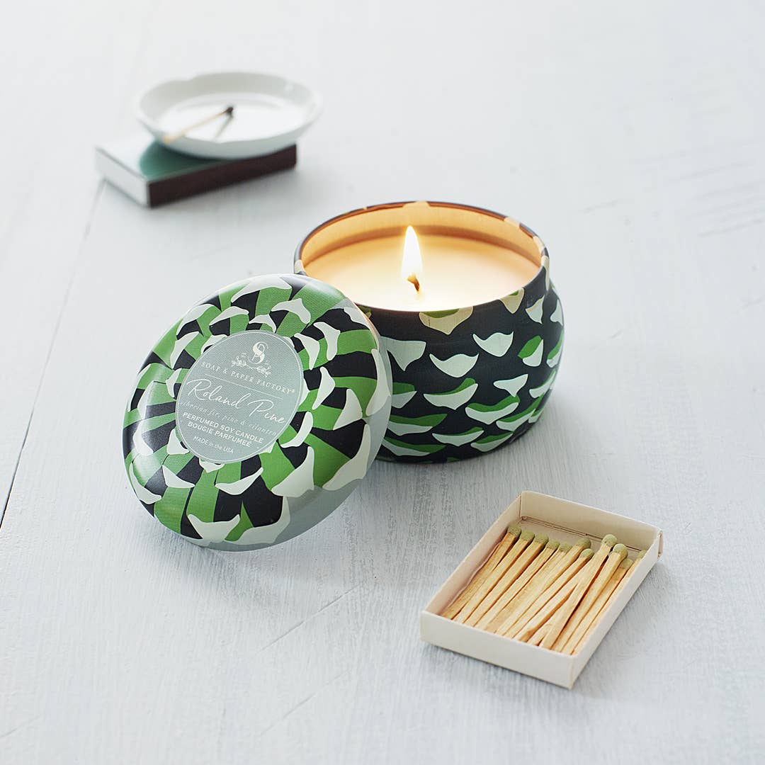 Holiday Home Fragrance Gift Set: Pine Candle, Reed Diffuser & Christmas Kitchen Towels - Salt & Creek