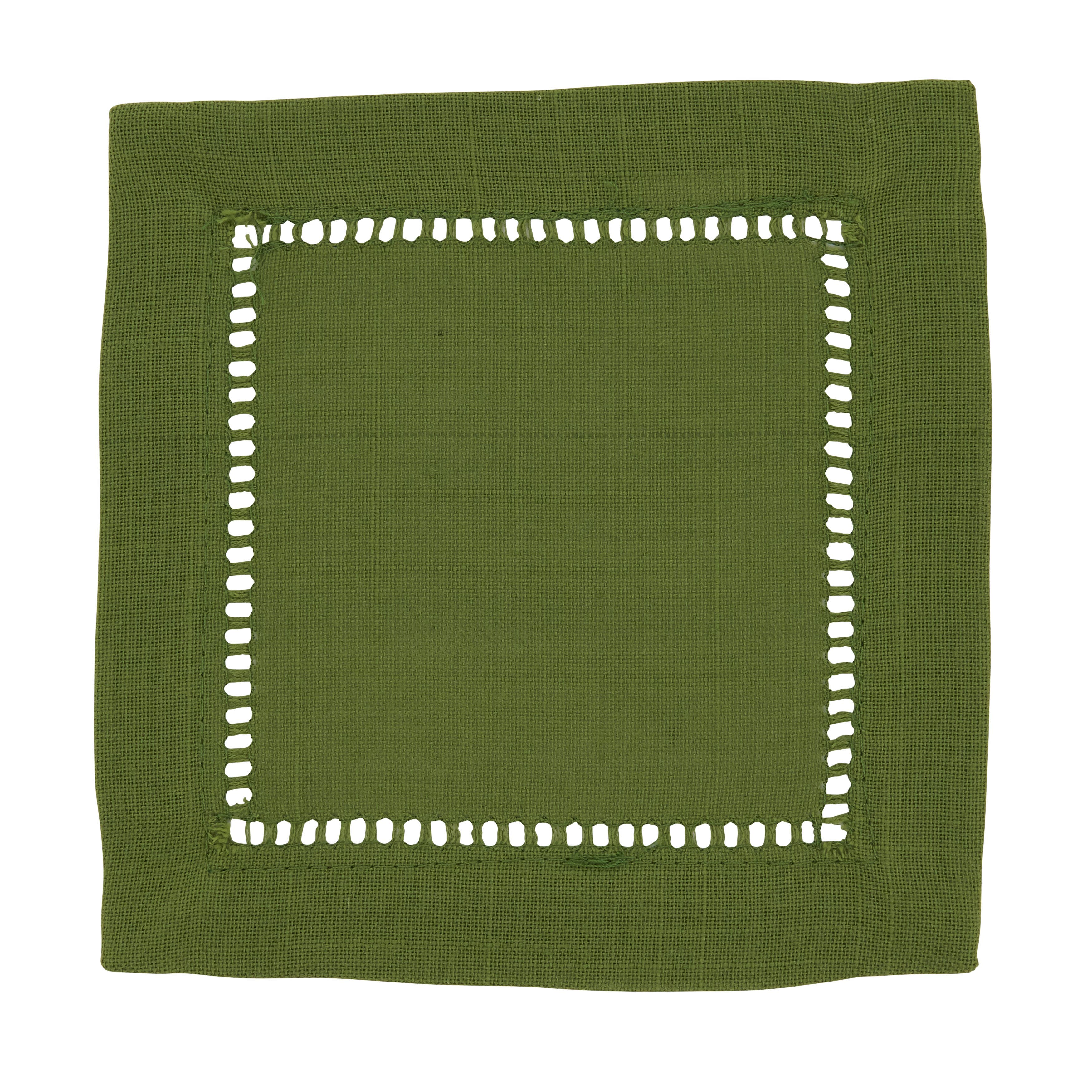 Cocktail Napkin With Hemstitch Border