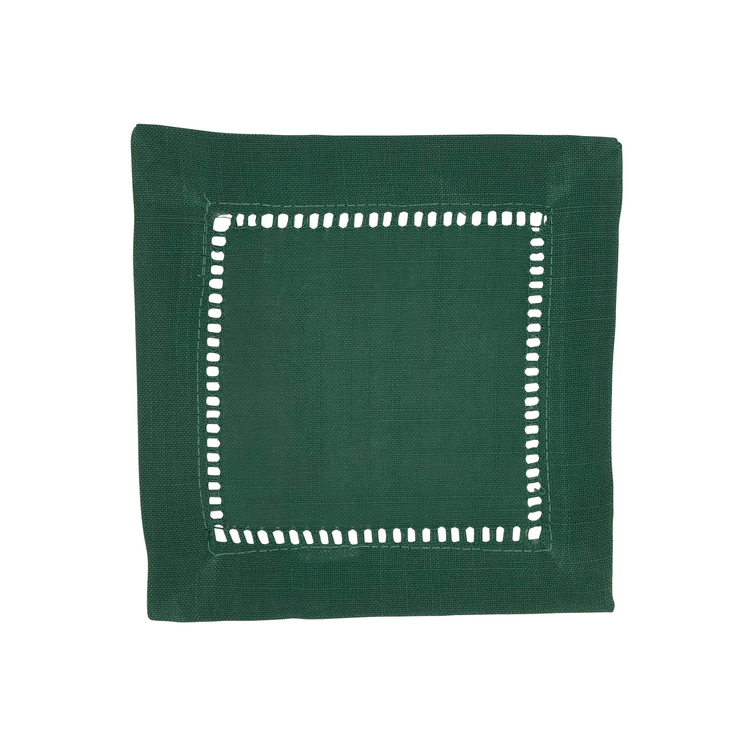 Cocktail Napkin With Hemstitch Border - Salt & Creek
