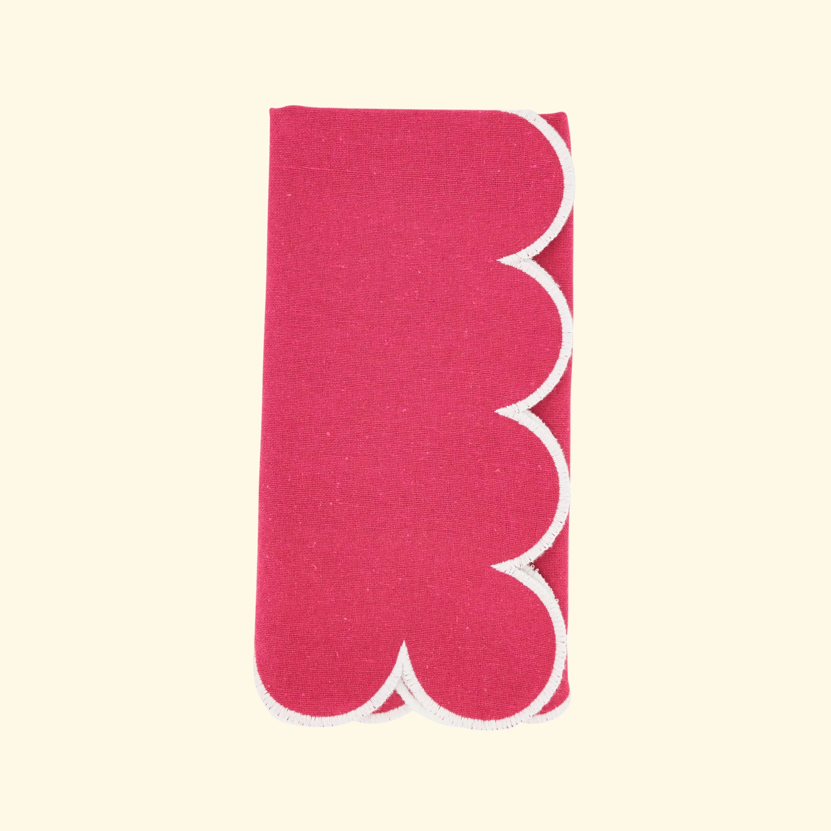 Scalloped Hem Napkin