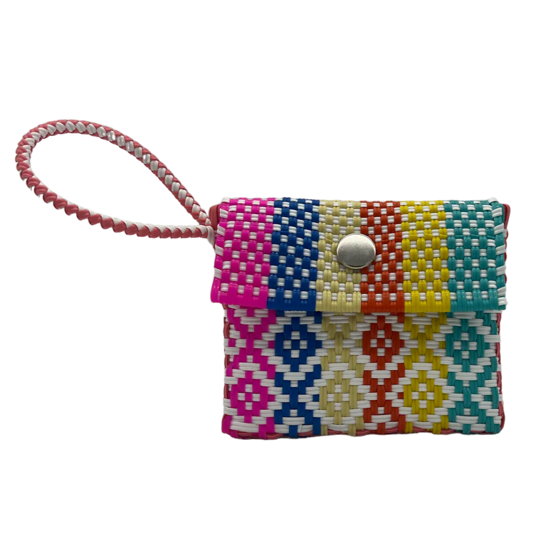 Handwoven Recycled Plastic Wristlet