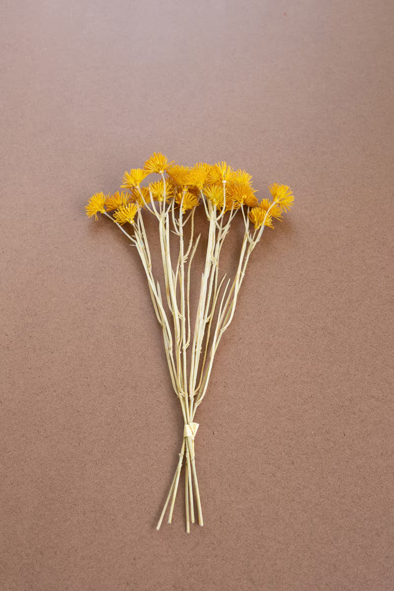 Artificial Yellow Mini Flower Bundle - Salt & Creek