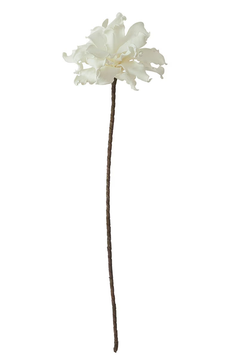 White Long Stem Artificial Flower - Salt & Creek