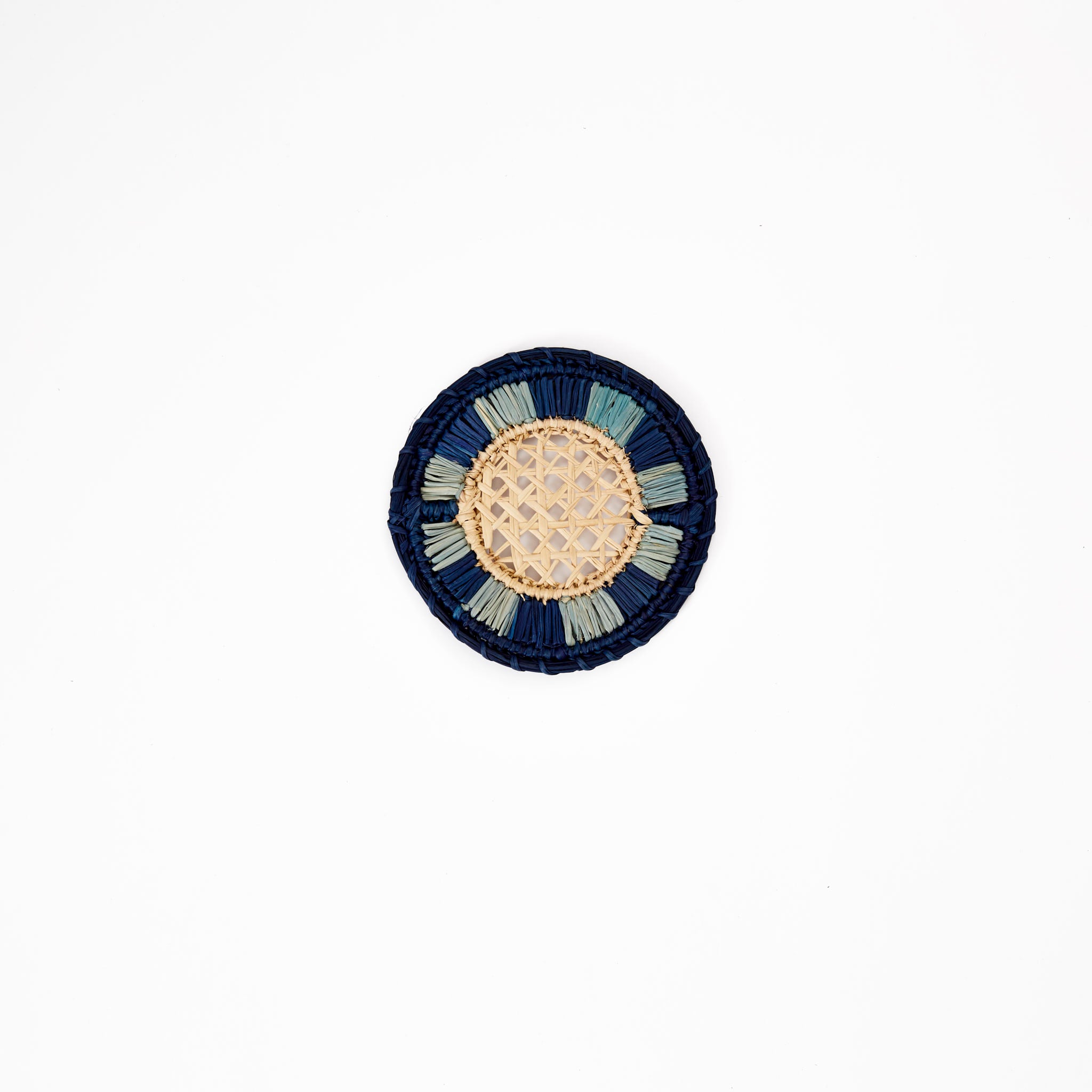Twist Coaster- Navy/Sky Blue
