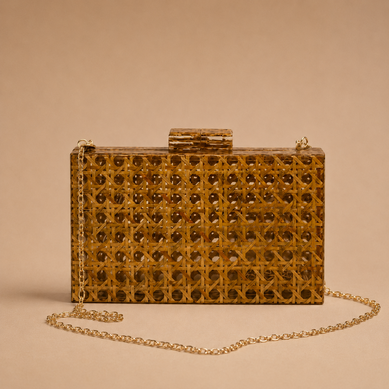 Tulum Rattan Clutch - Salt & Creek