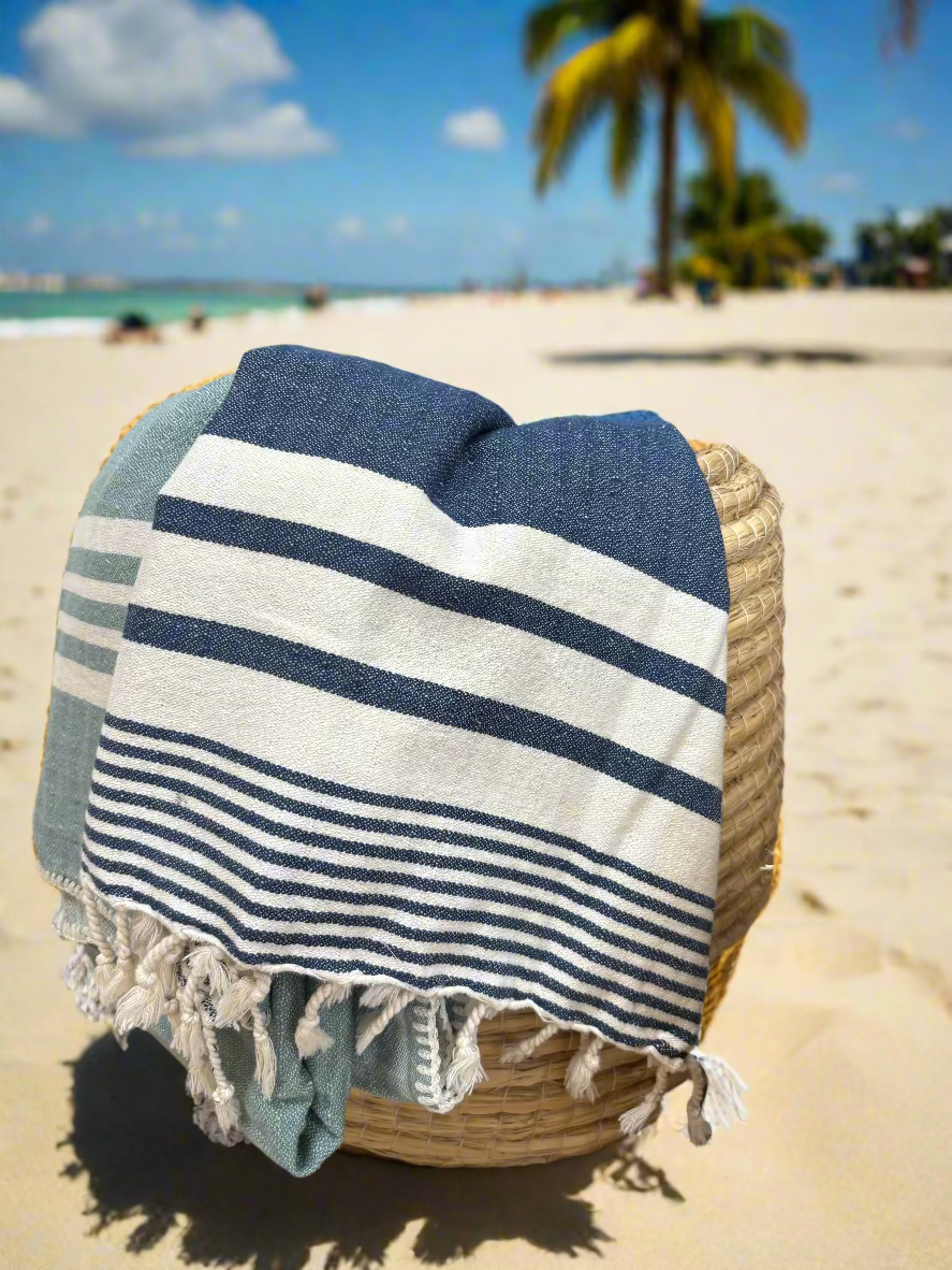 Mini Tri Color Hamam Towel