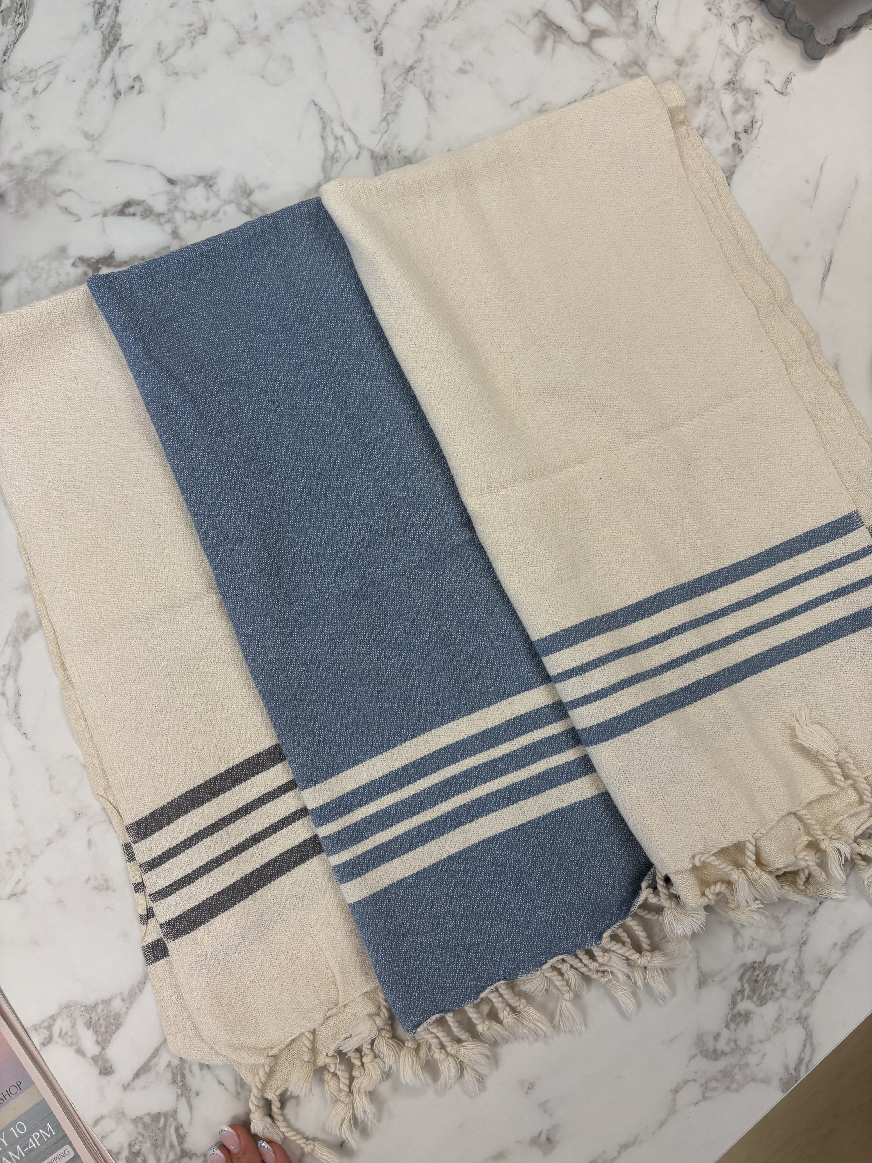 Turkish Fringe Hand Towel - Salt & Creek
