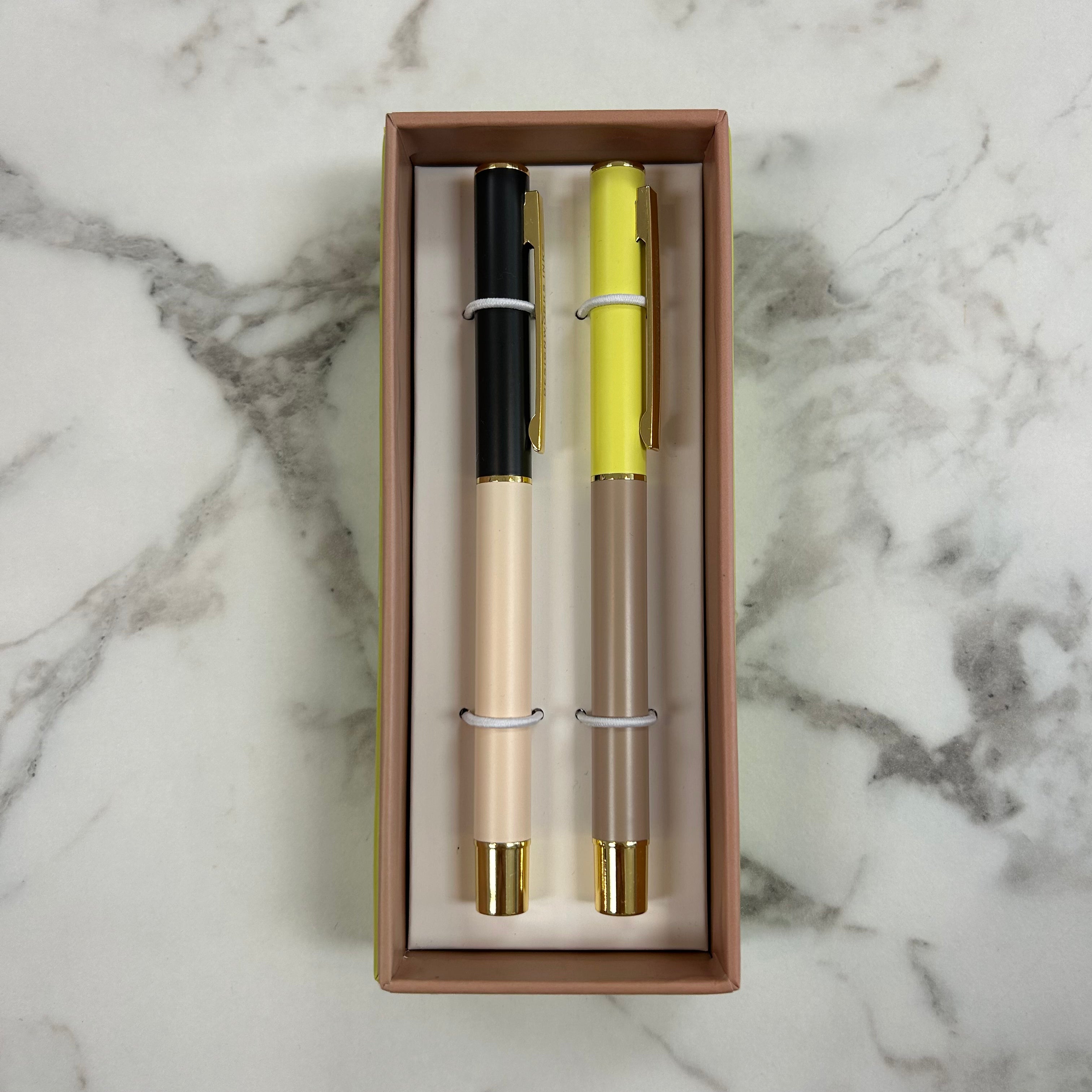 Set of Color Block Pens