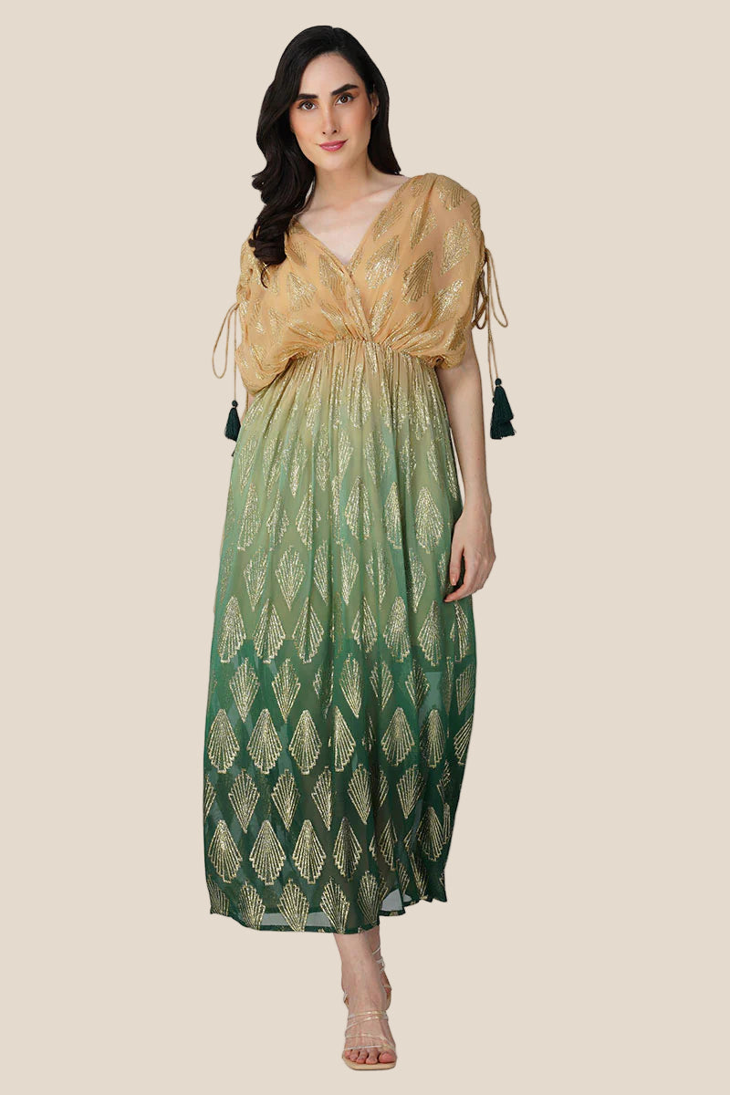 Jungle Green Ombray Maxi Dress - Salt & Creek