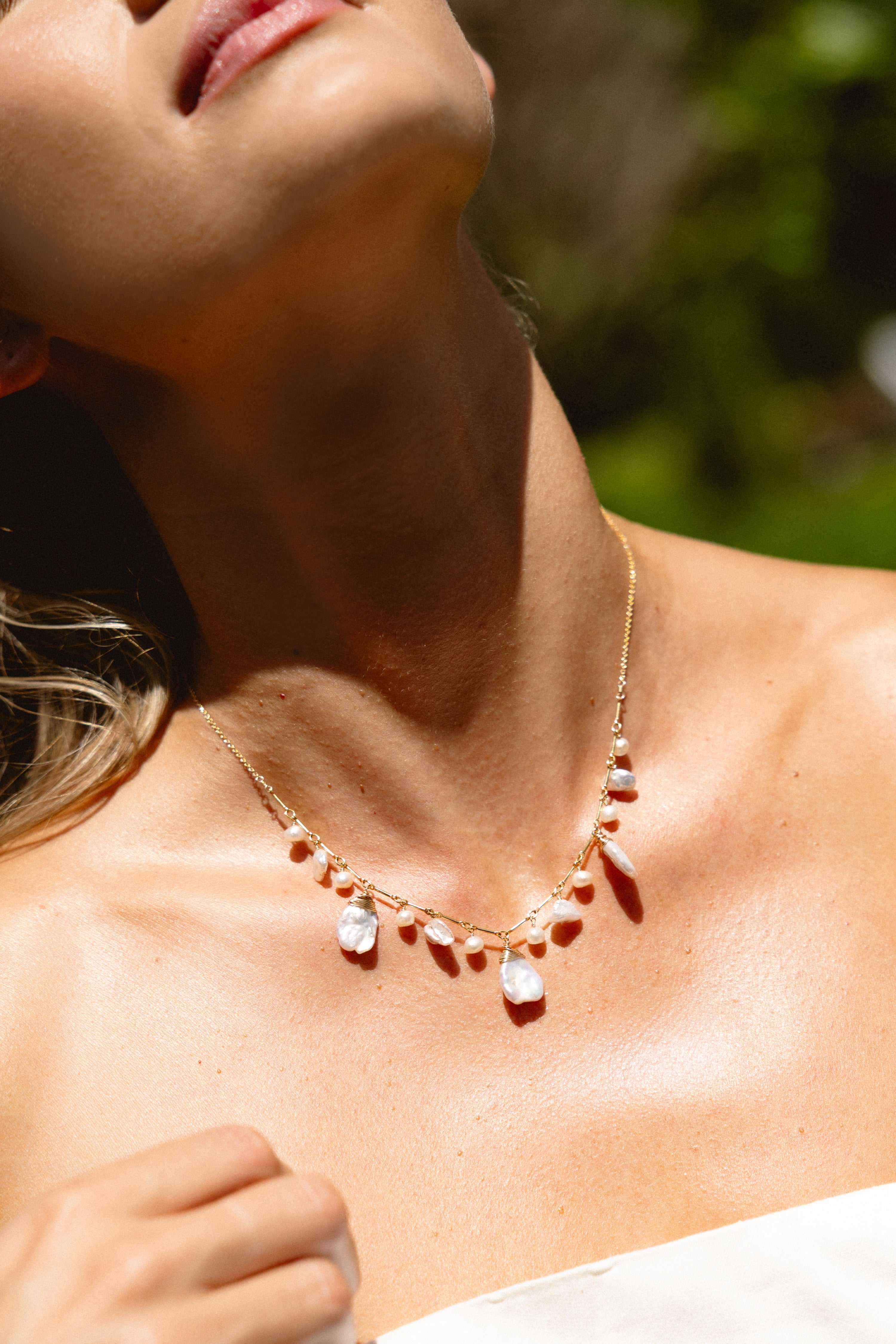 Pearl Cluster Necklace - Salt & Creek