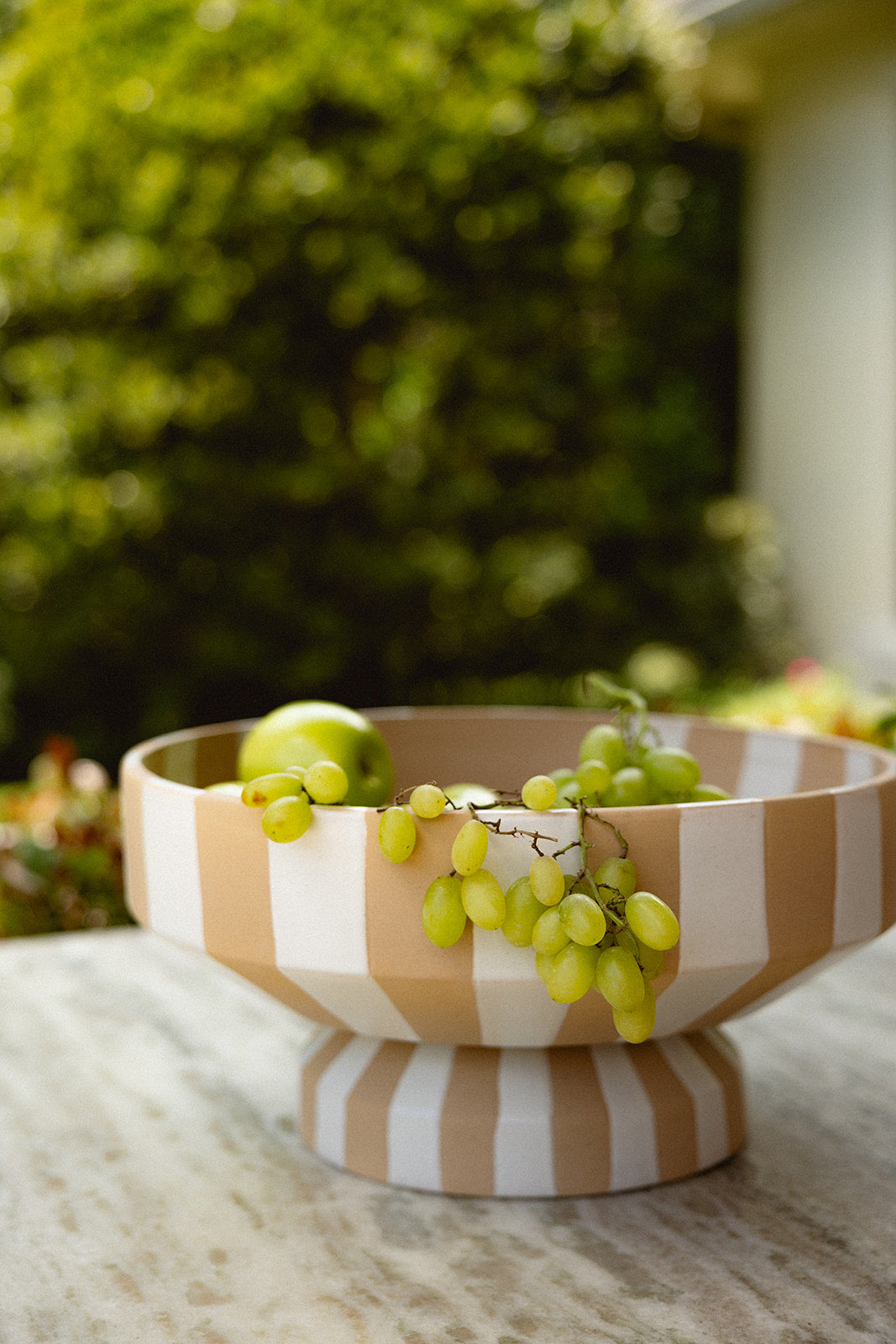 Botera Striped Footed Bowl