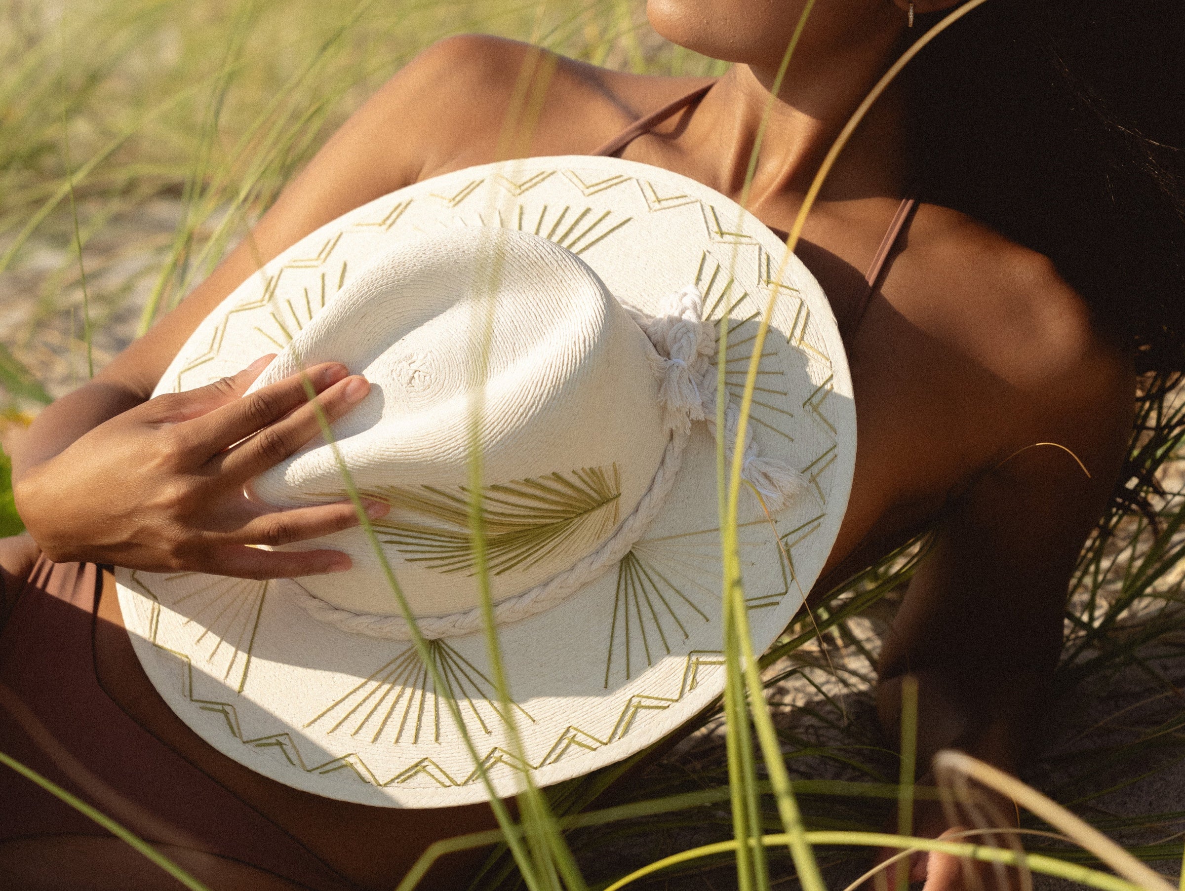 OIive Vallarta Fine Palm Hat - Salt & Creek