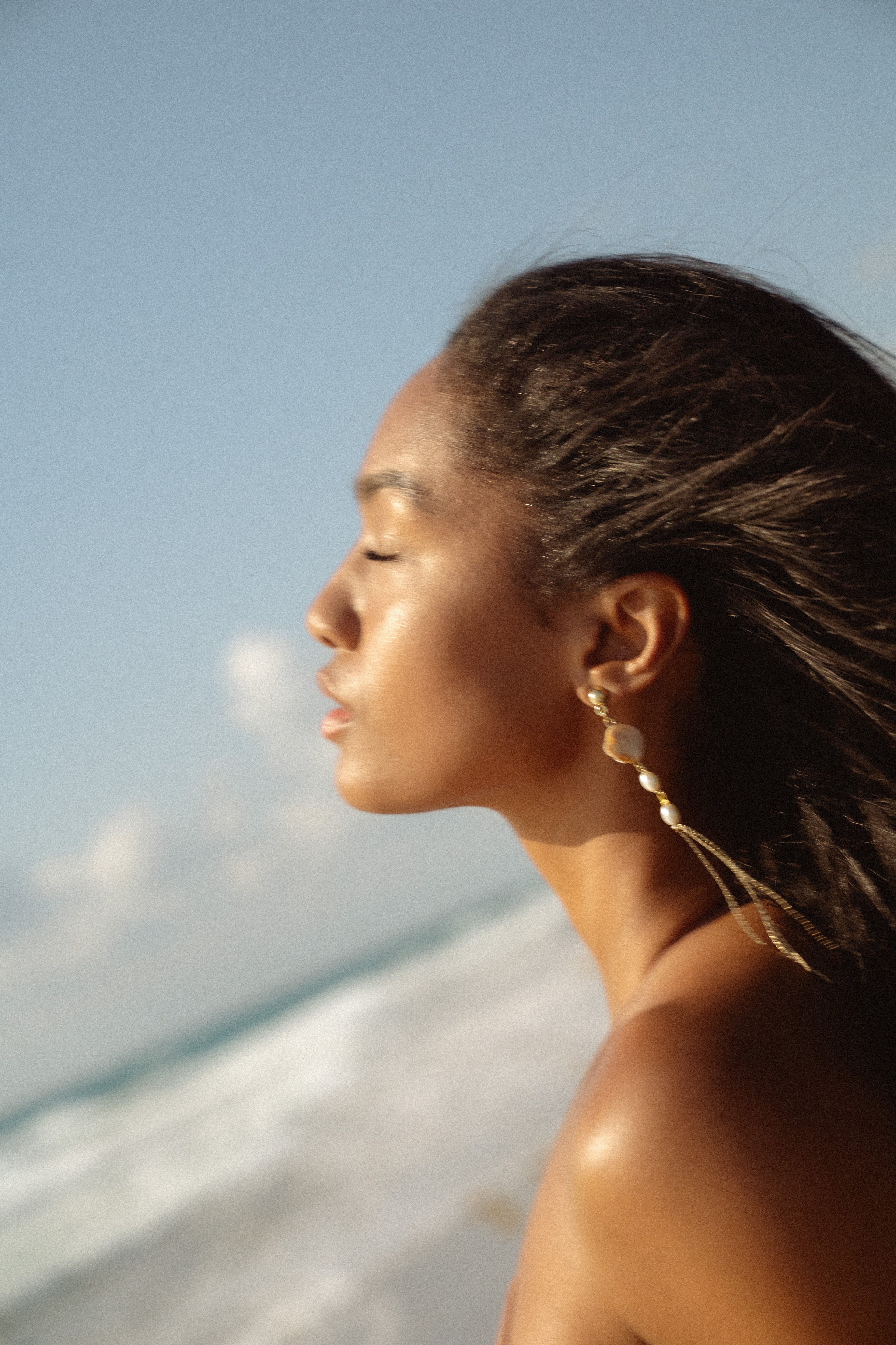 Beachy Chain Drop Earrings