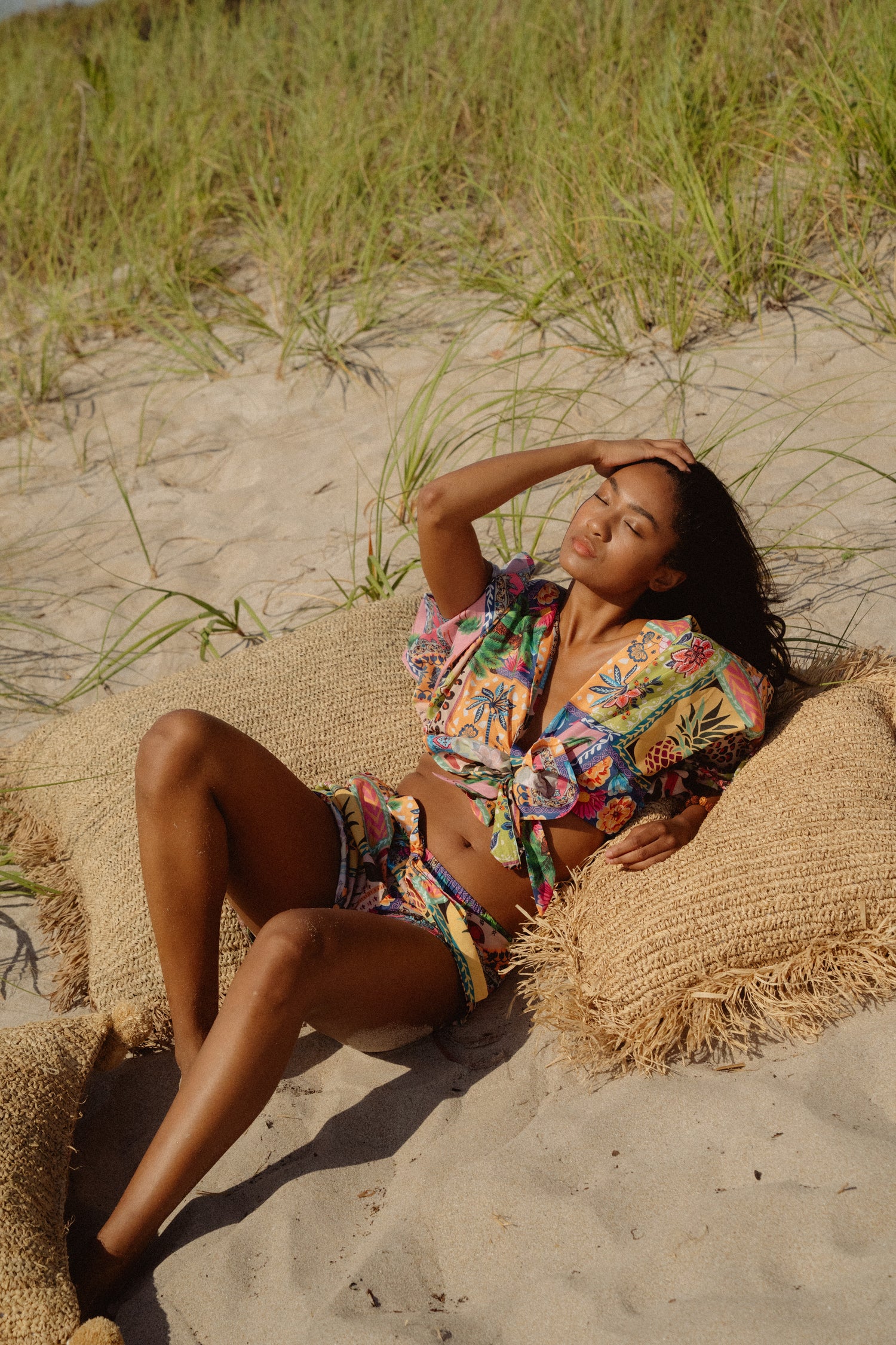 Macaw Pineapple Cover Up Shirt