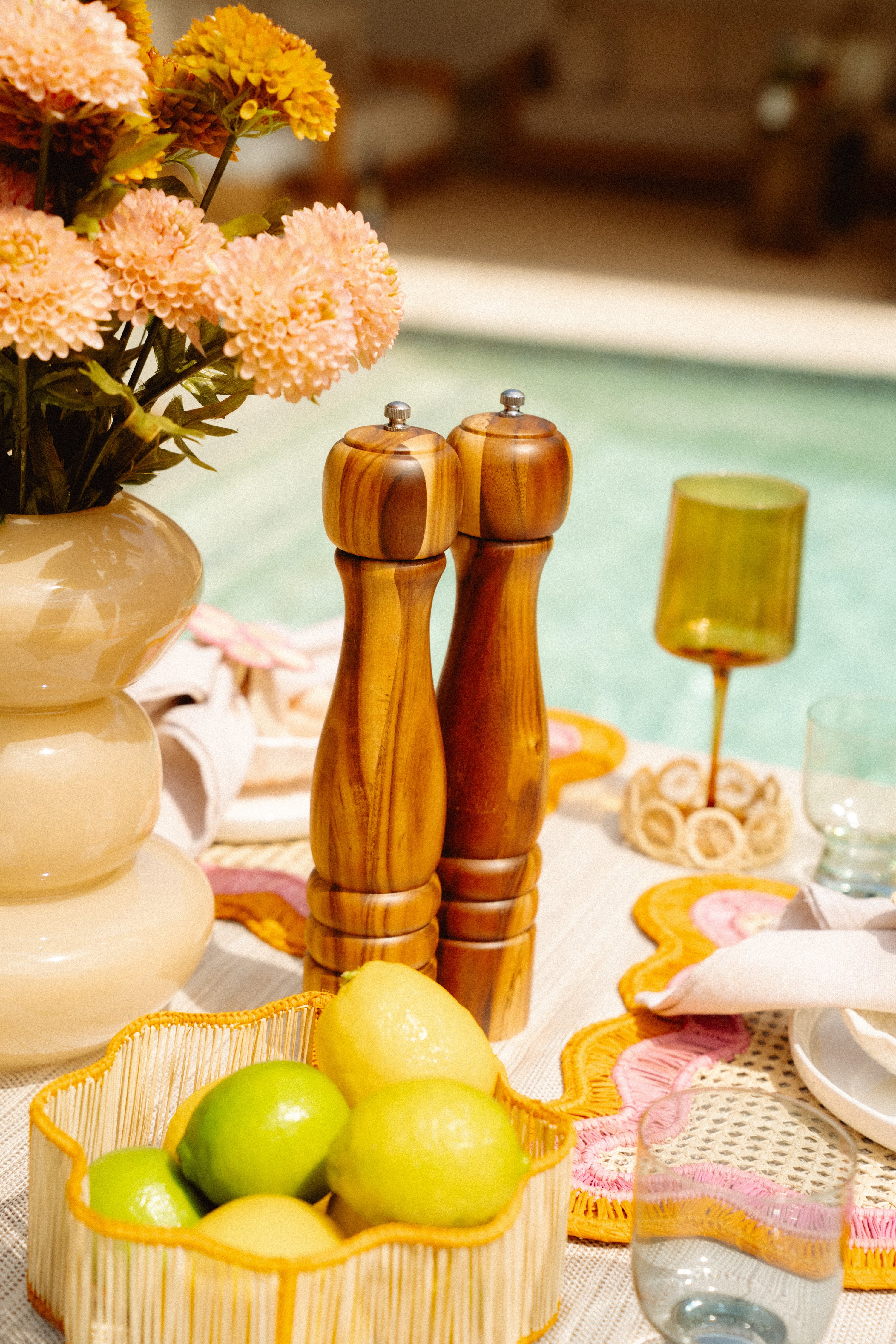 Acacia Wood Salt/Pepper Mill - Salt & Creek