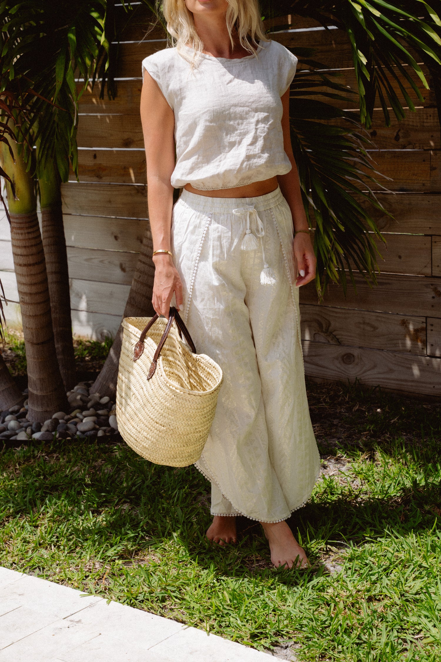 Gracie Bag with Leather Handles