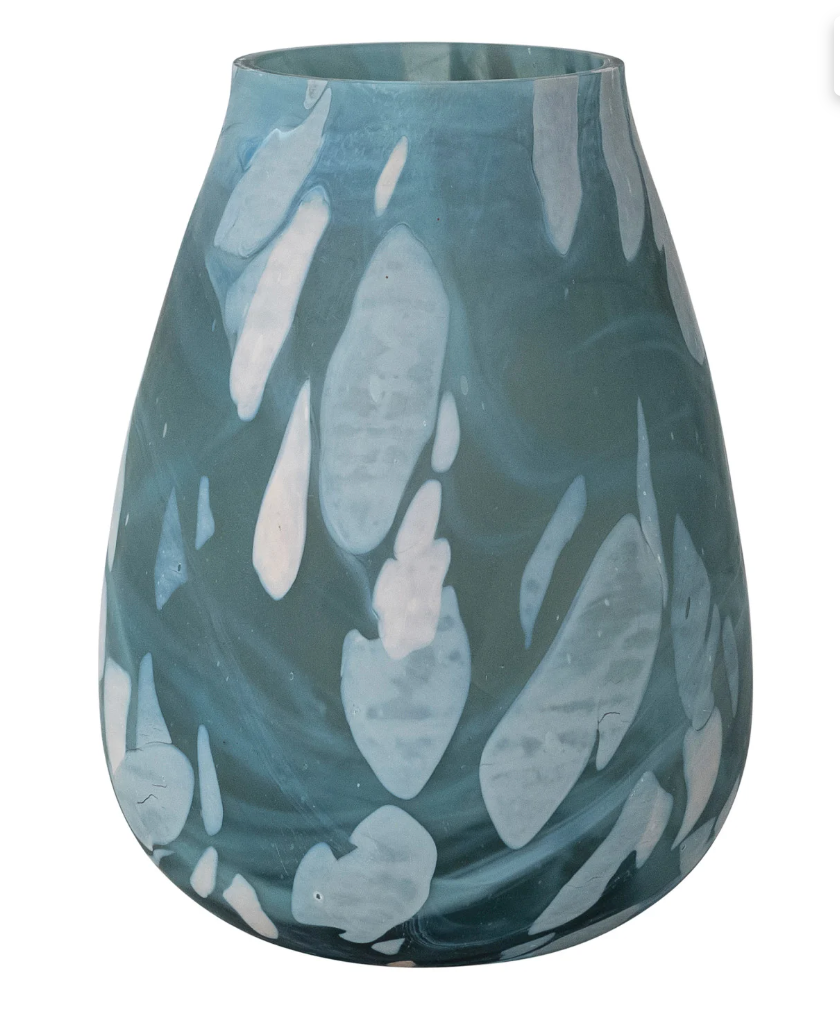 Art Glass Hurricane/Vase (Each One Will Vary) - Salt & Creek