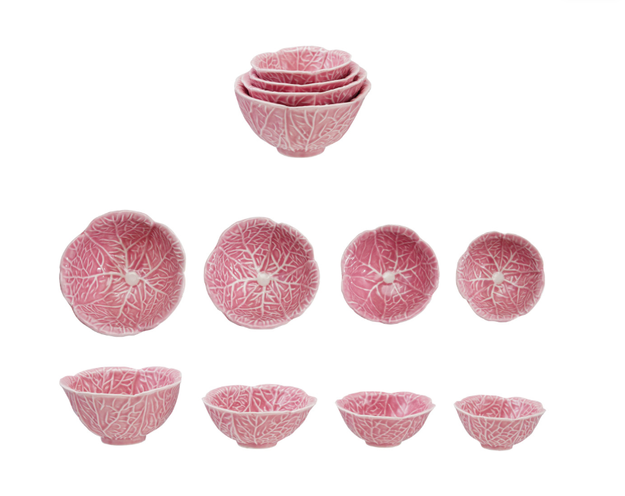 Ma Choupette Stoneware Prep Bowl ~ Set of 4 in Rose - Salt & Creek