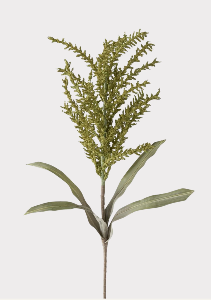 Tall Seed Berry Stem in Green - 40" - Salt & Creek
