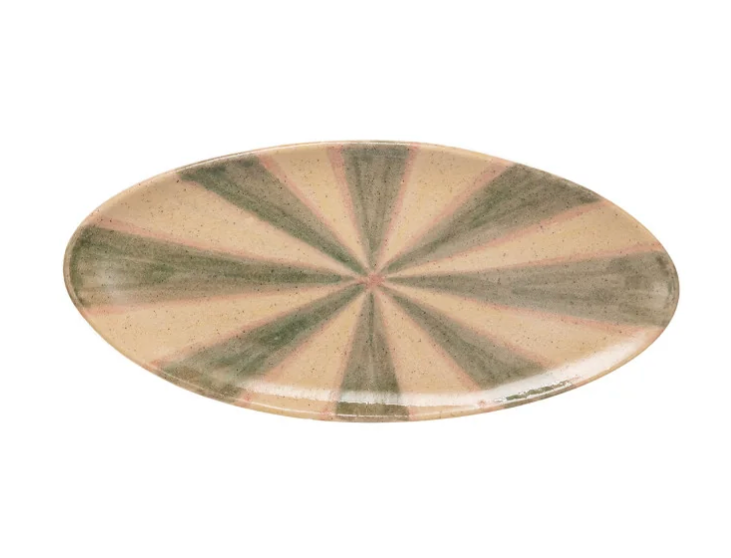 Hand-Painted Terra-cotta Platter