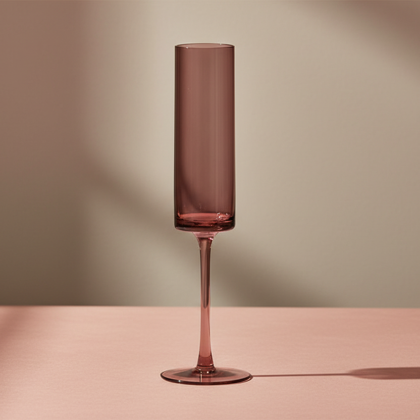 Venus Champagne Flute 6oz - Smoked Quartz - Salt & Creek
