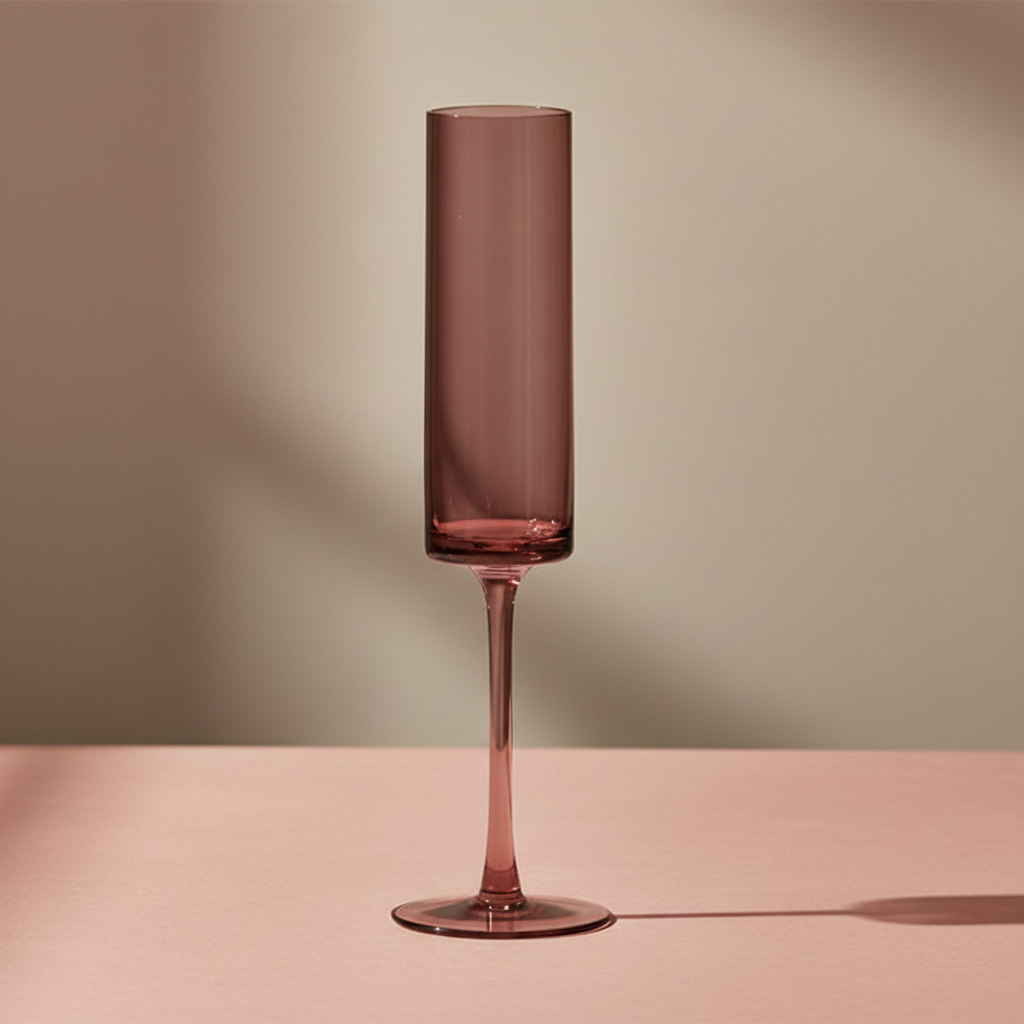 Venus Champagne Flute 6oz - Smoked Quartz - Salt & Creek